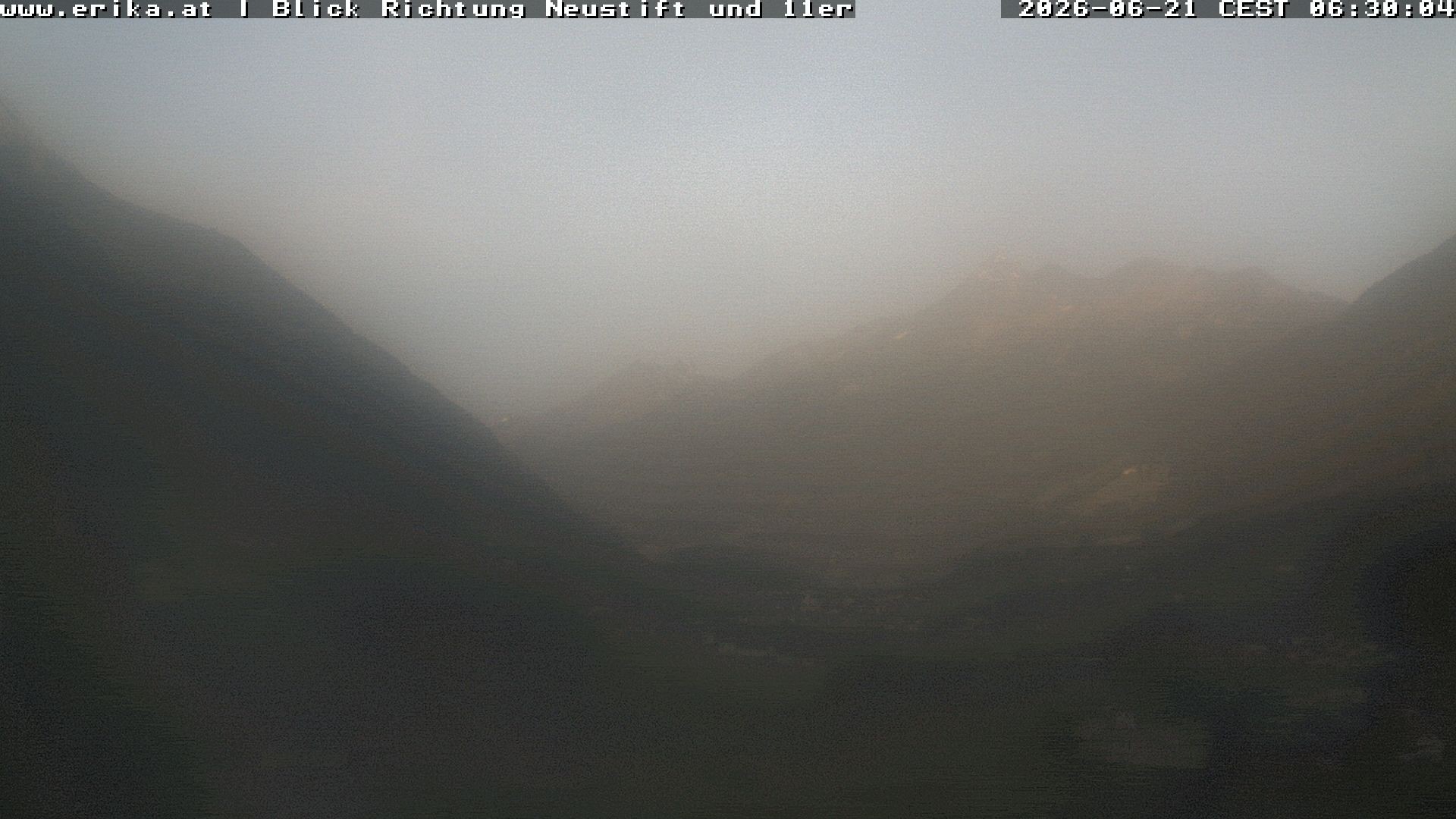 Archiv Foto Webcam Neustift: Blick vom Hotel Erika
