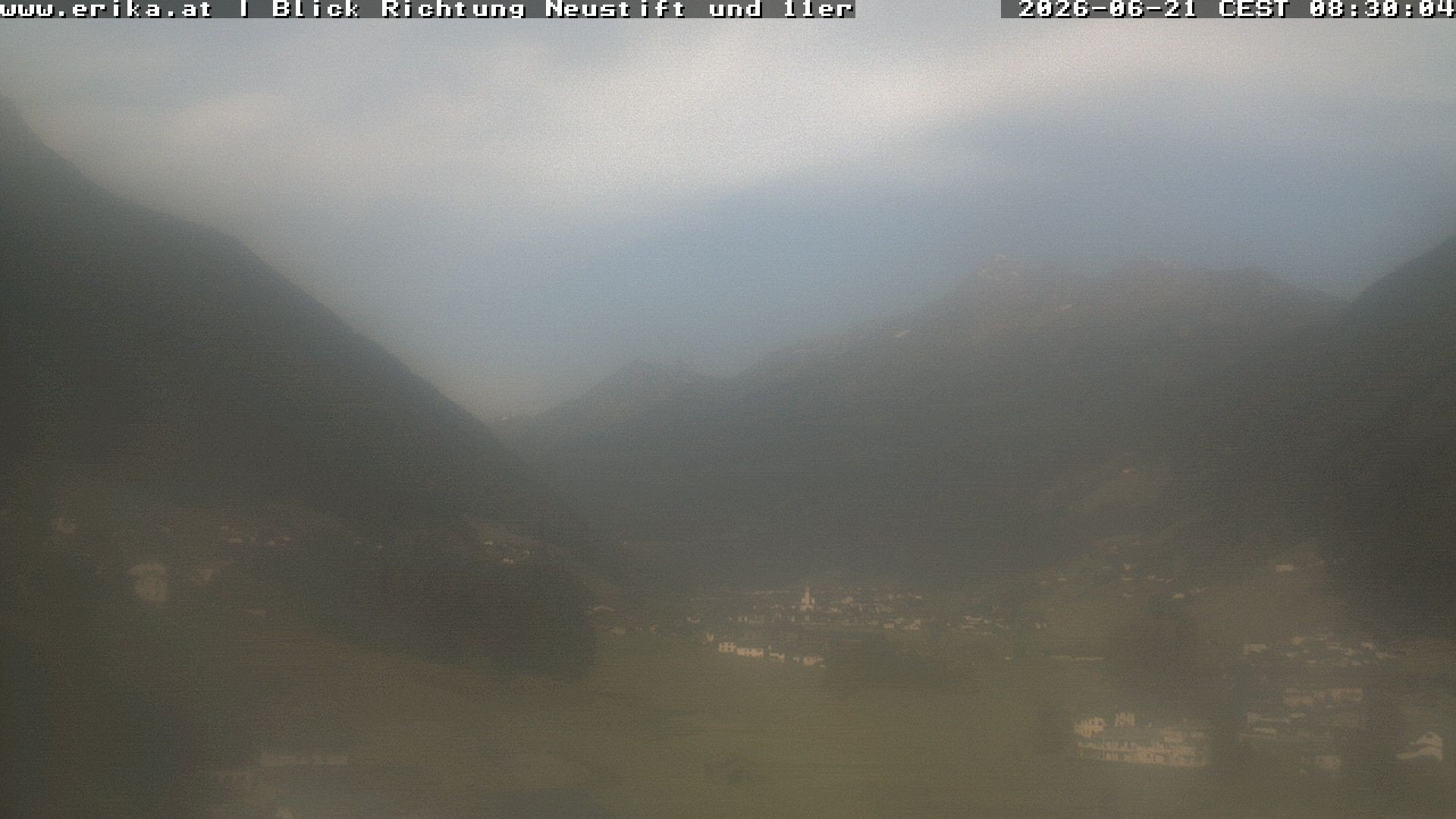 Archiv Foto Webcam Neustift: Blick vom Hotel Erika