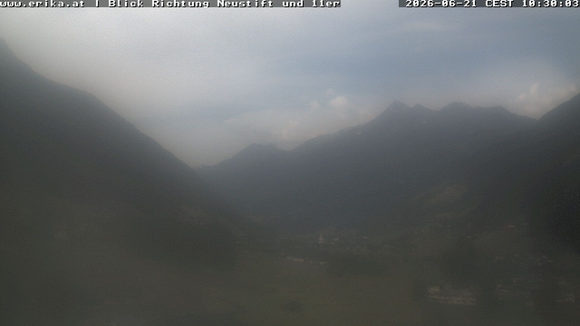 Archiv Foto Webcam Neustift: Blick vom Hotel Erika
