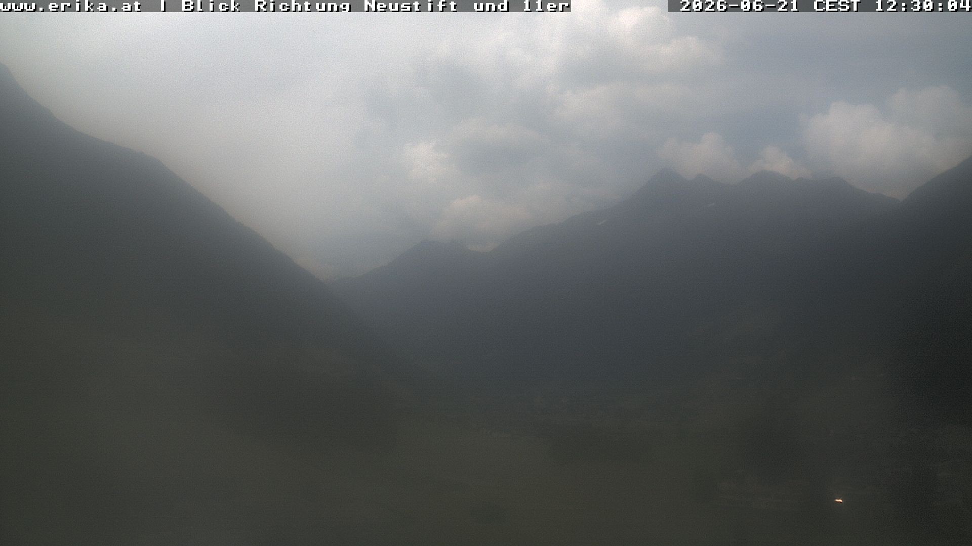 Archiv Foto Webcam Neustift: Blick vom Hotel Erika