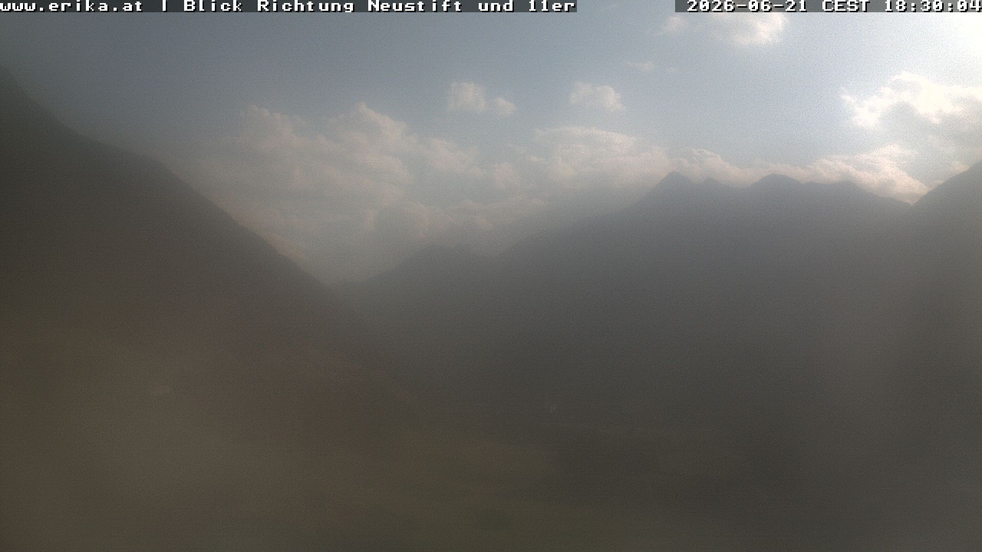 Archiv Foto Webcam Neustift: Blick vom Hotel Erika