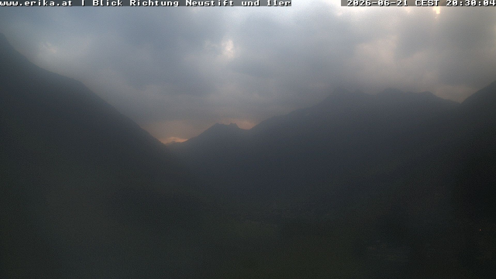 Archiv Foto Webcam Neustift: Blick vom Hotel Erika