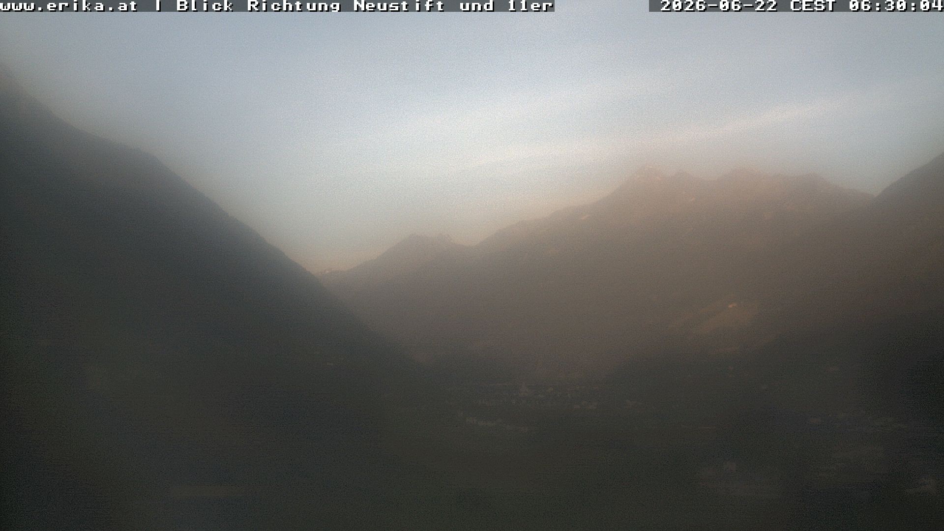 Archiv Foto Webcam Neustift: Blick vom Hotel Erika