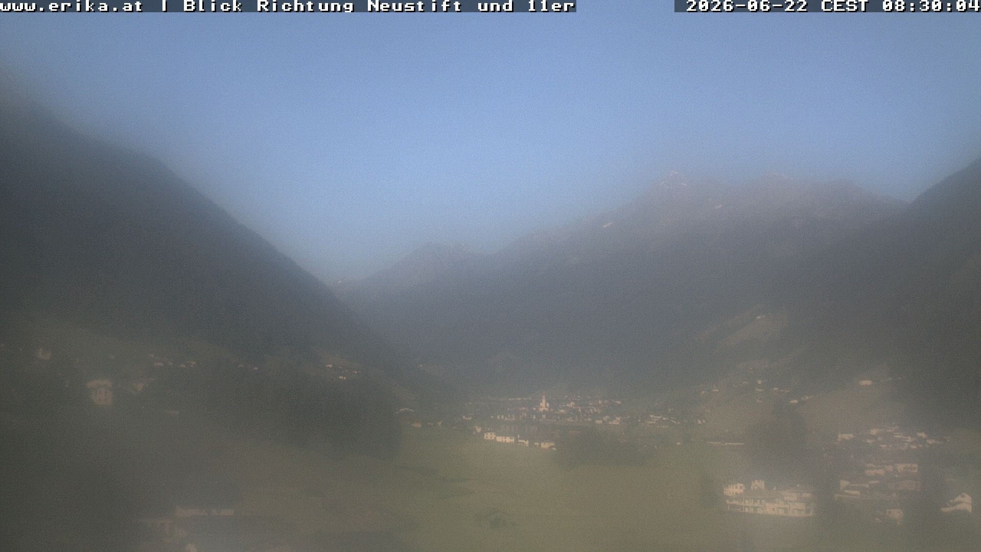 Archiv Foto Webcam Neustift: Blick vom Hotel Erika