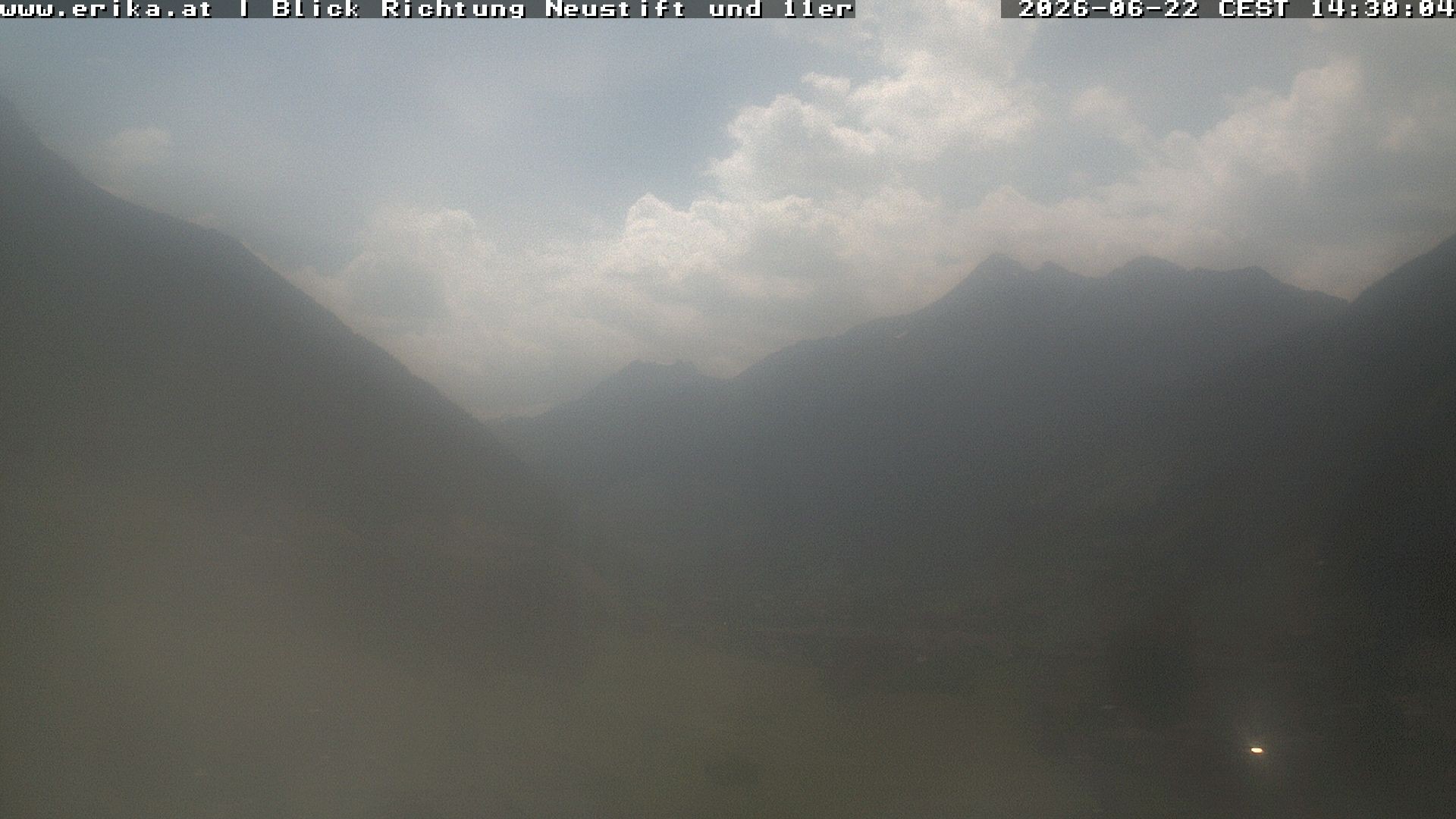Archiv Foto Webcam Neustift: Blick vom Hotel Erika