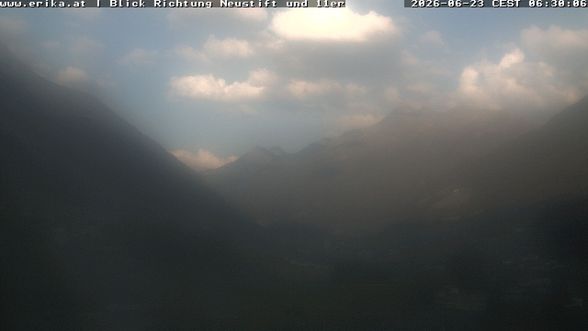 Archiv Foto Webcam Neustift: Blick vom Hotel Erika