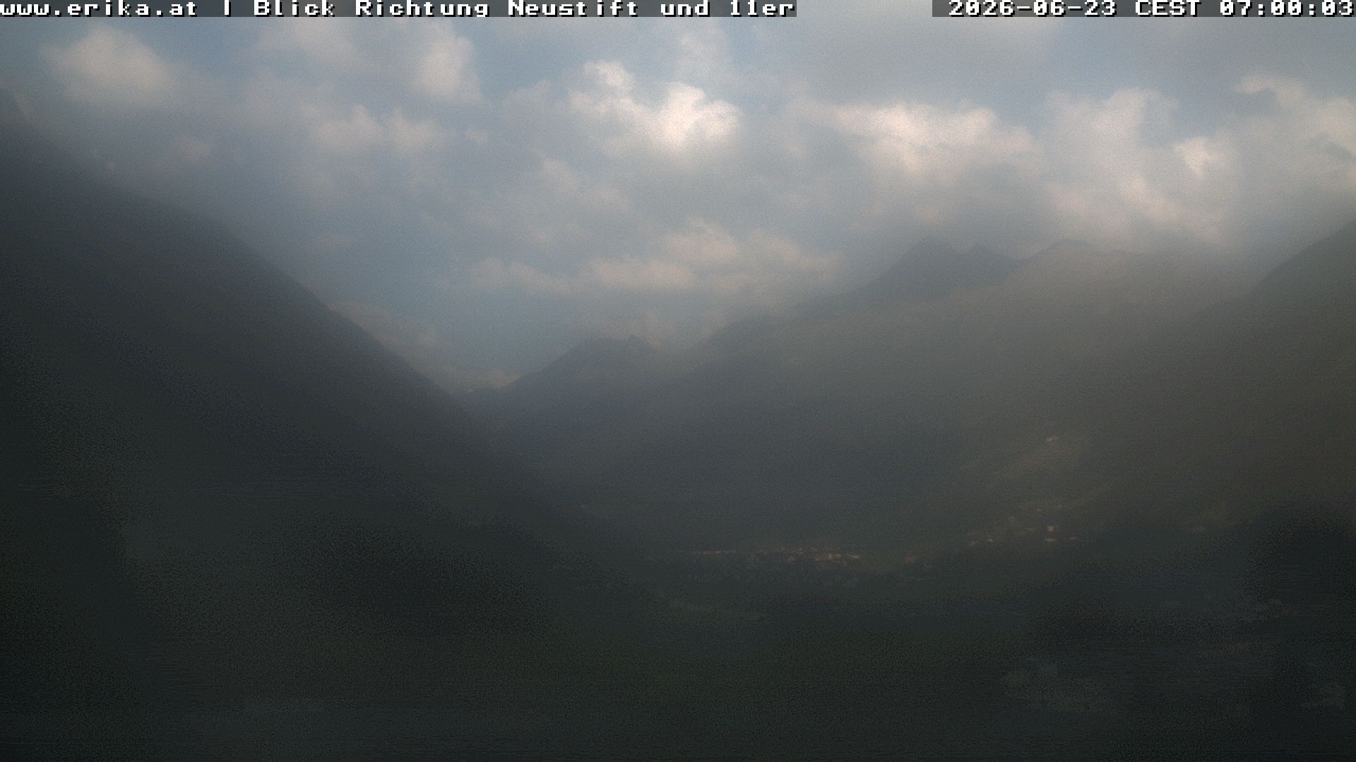 Archiv Foto Webcam Neustift: Blick vom Hotel Erika