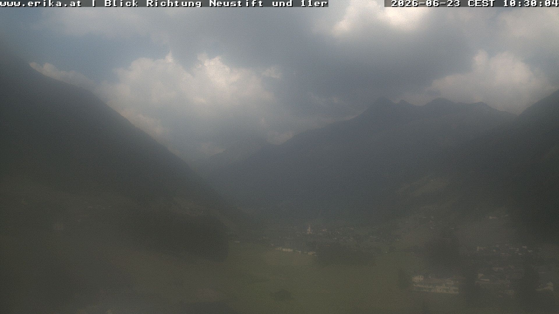 Archiv Foto Webcam Neustift: Blick vom Hotel Erika