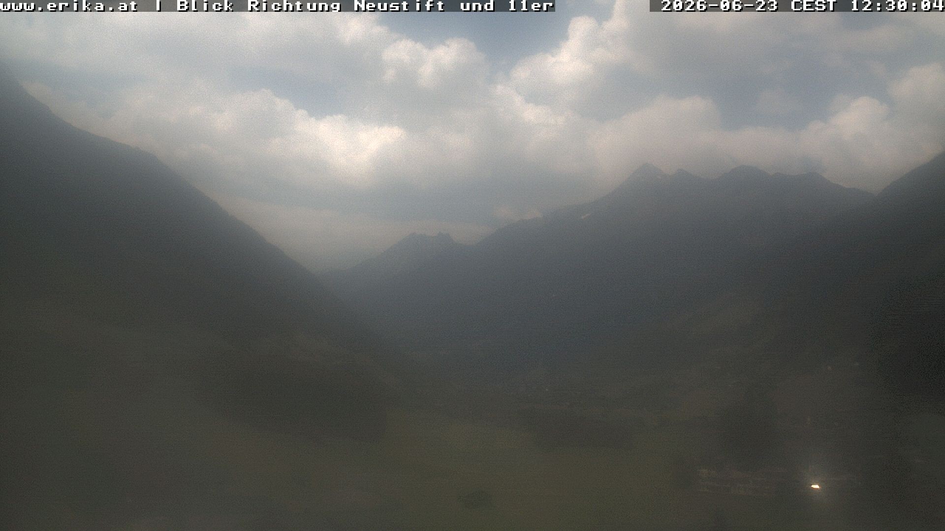 Archiv Foto Webcam Neustift: Blick vom Hotel Erika