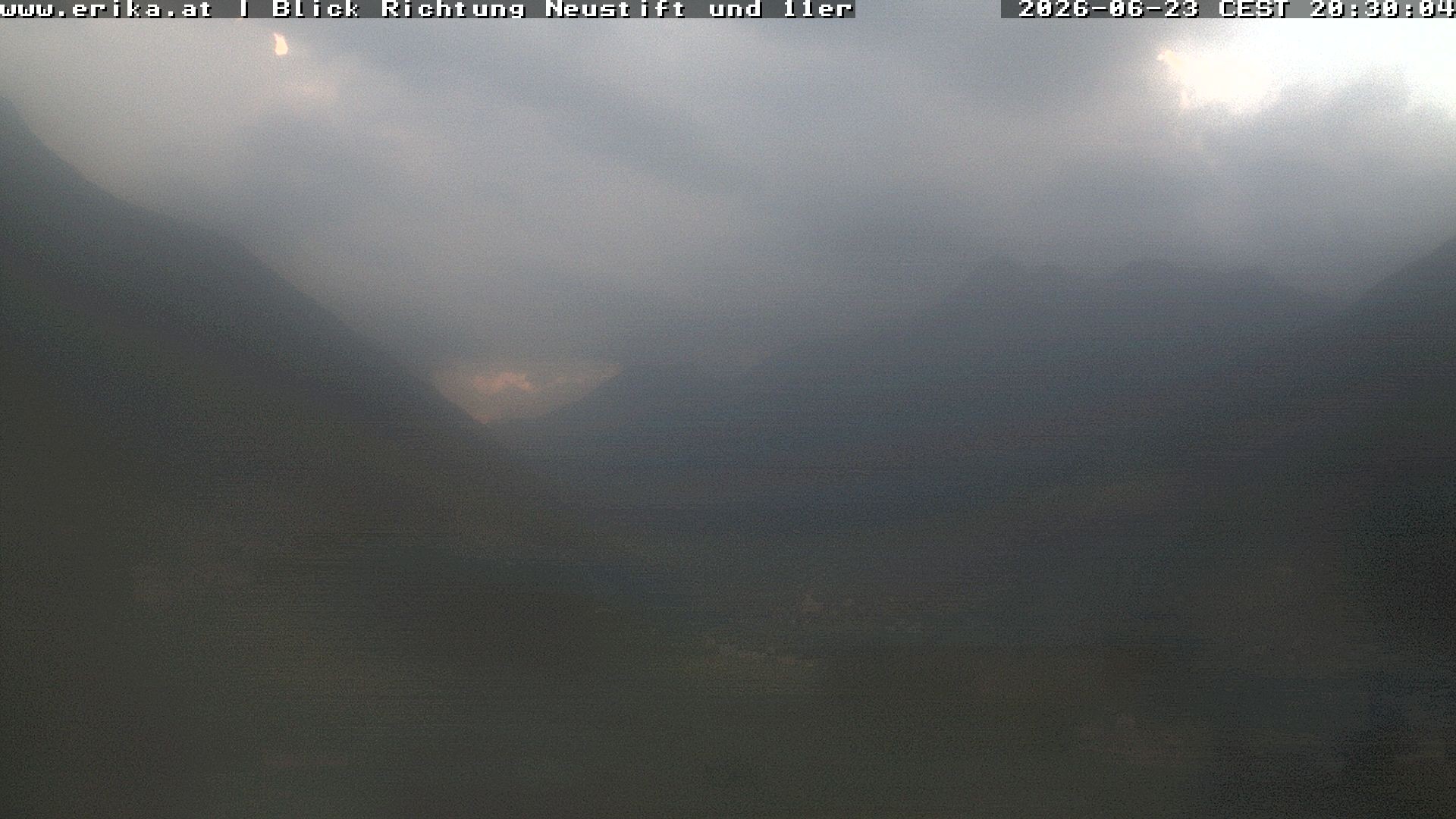 Archiv Foto Webcam Neustift: Blick vom Hotel Erika