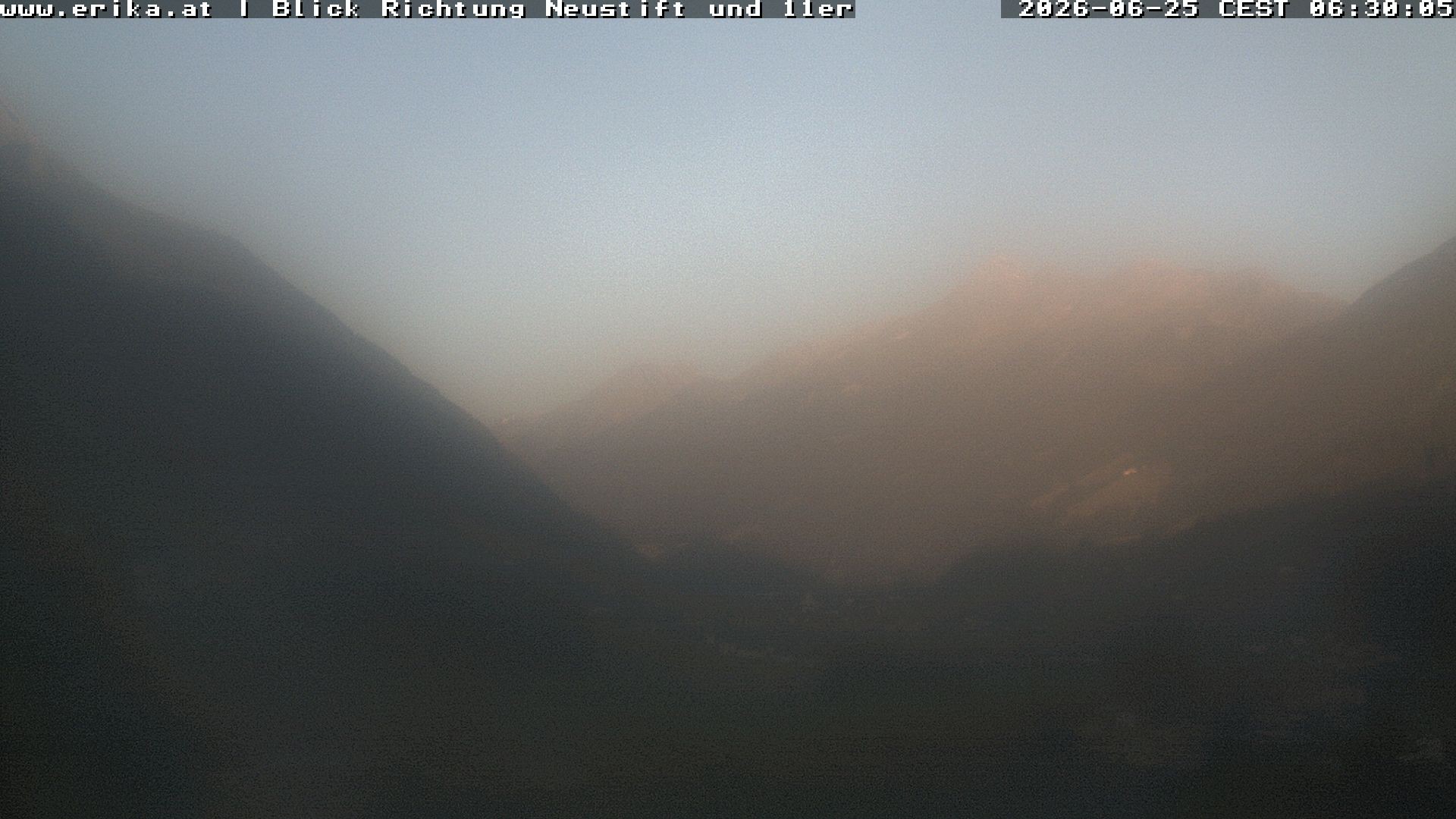 Archiv Foto Webcam Neustift: Blick vom Hotel Erika