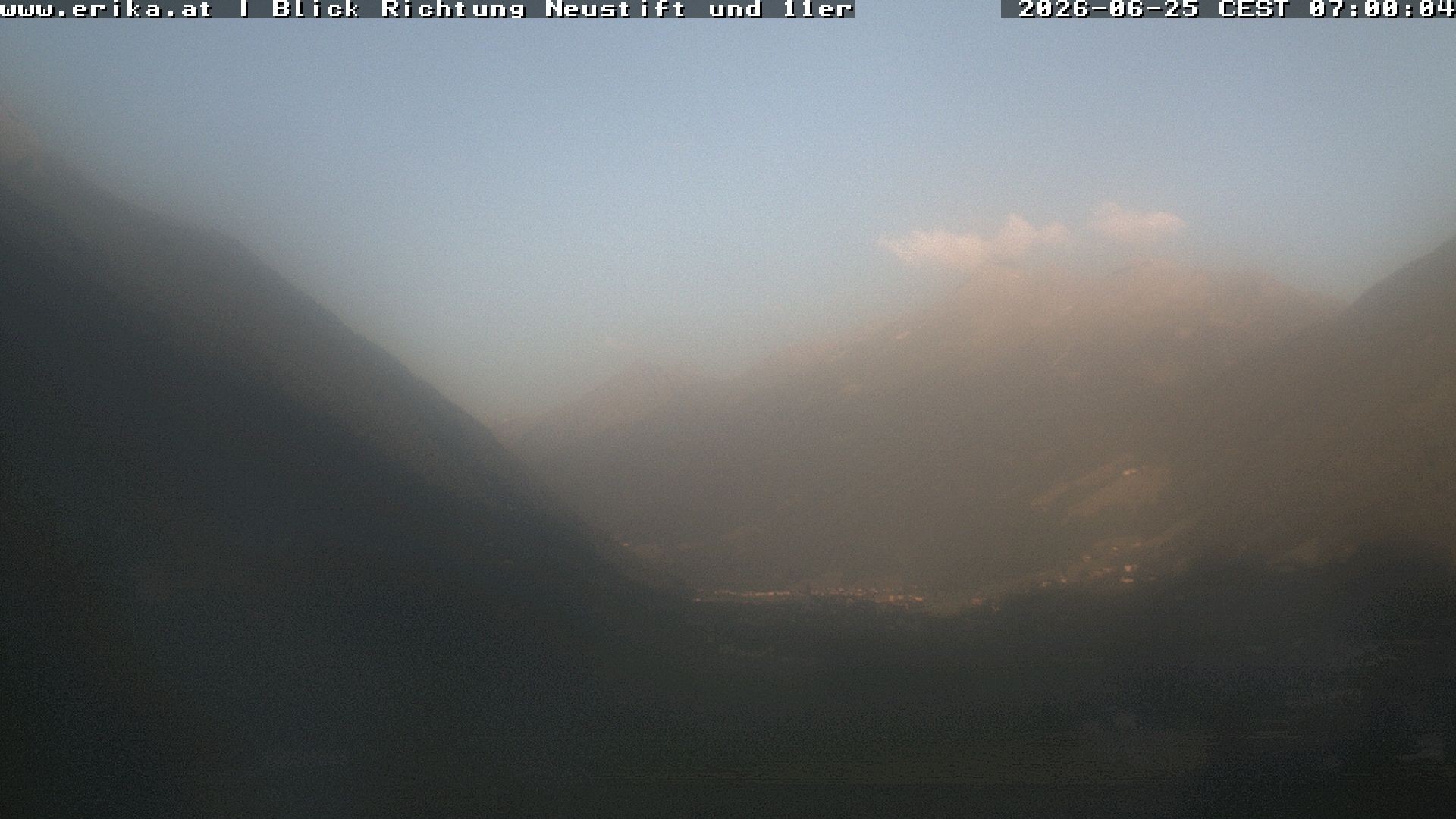 Archiv Foto Webcam Neustift: Blick vom Hotel Erika
