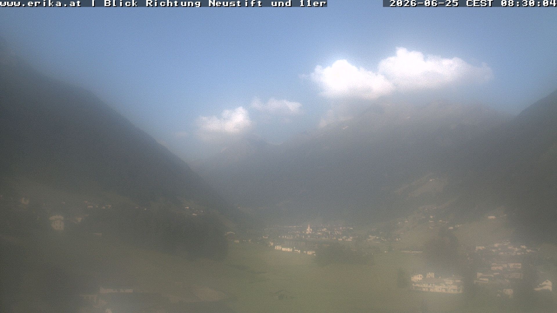 Archiv Foto Webcam Neustift: Blick vom Hotel Erika