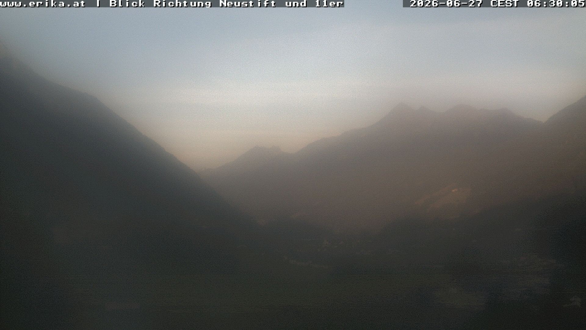Archiv Foto Webcam Neustift: Blick vom Hotel Erika