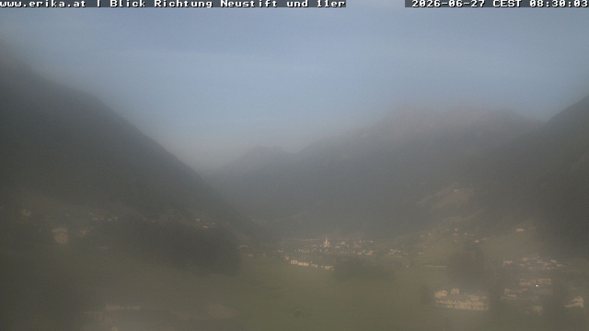 Archiv Foto Webcam Neustift: Blick vom Hotel Erika