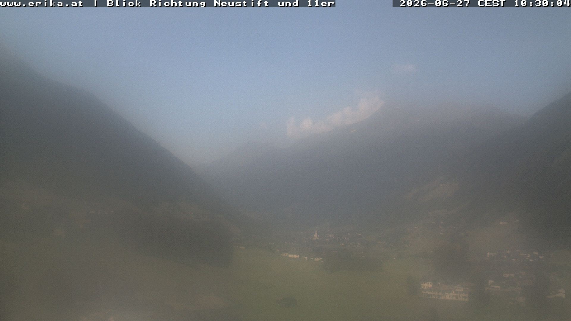 Archiv Foto Webcam Neustift: Blick vom Hotel Erika