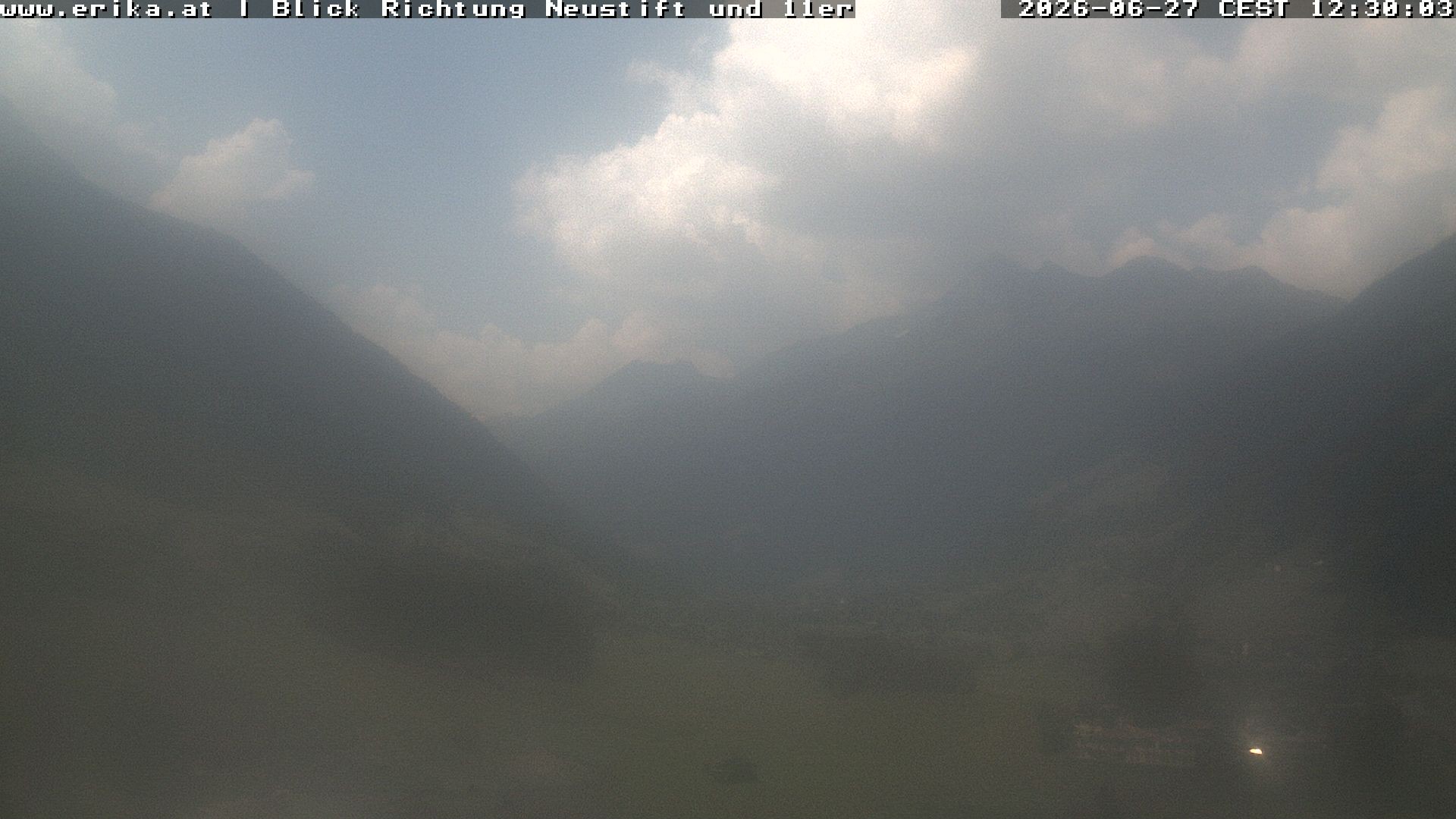 Archiv Foto Webcam Neustift: Blick vom Hotel Erika