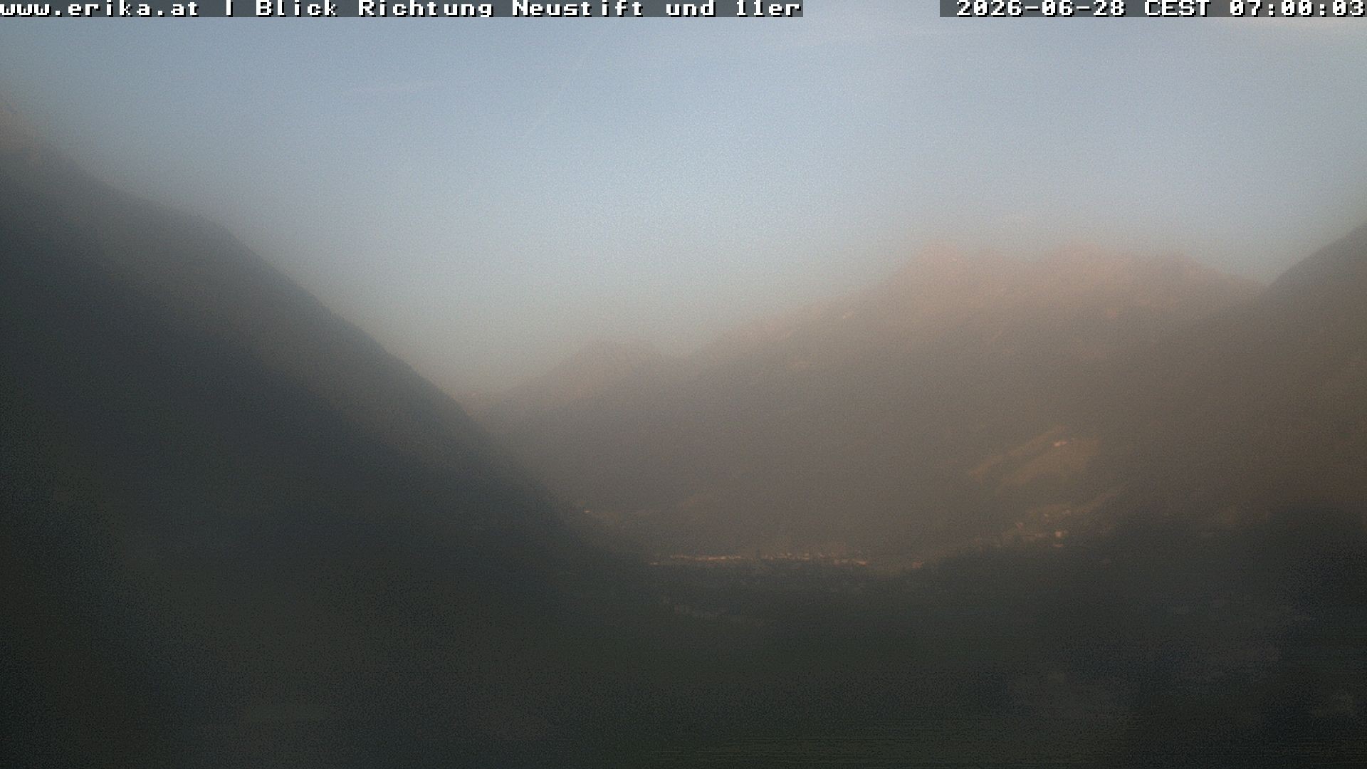 Archiv Foto Webcam Neustift: Blick vom Hotel Erika