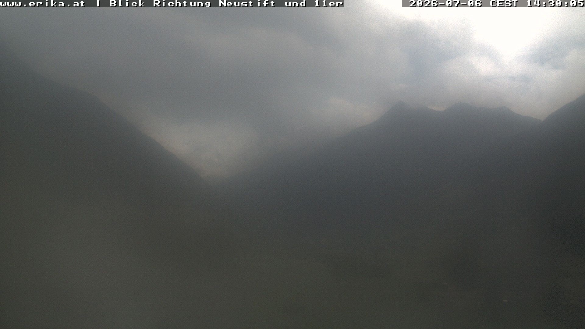 Archiv Foto Webcam Neustift: Blick vom Hotel Erika