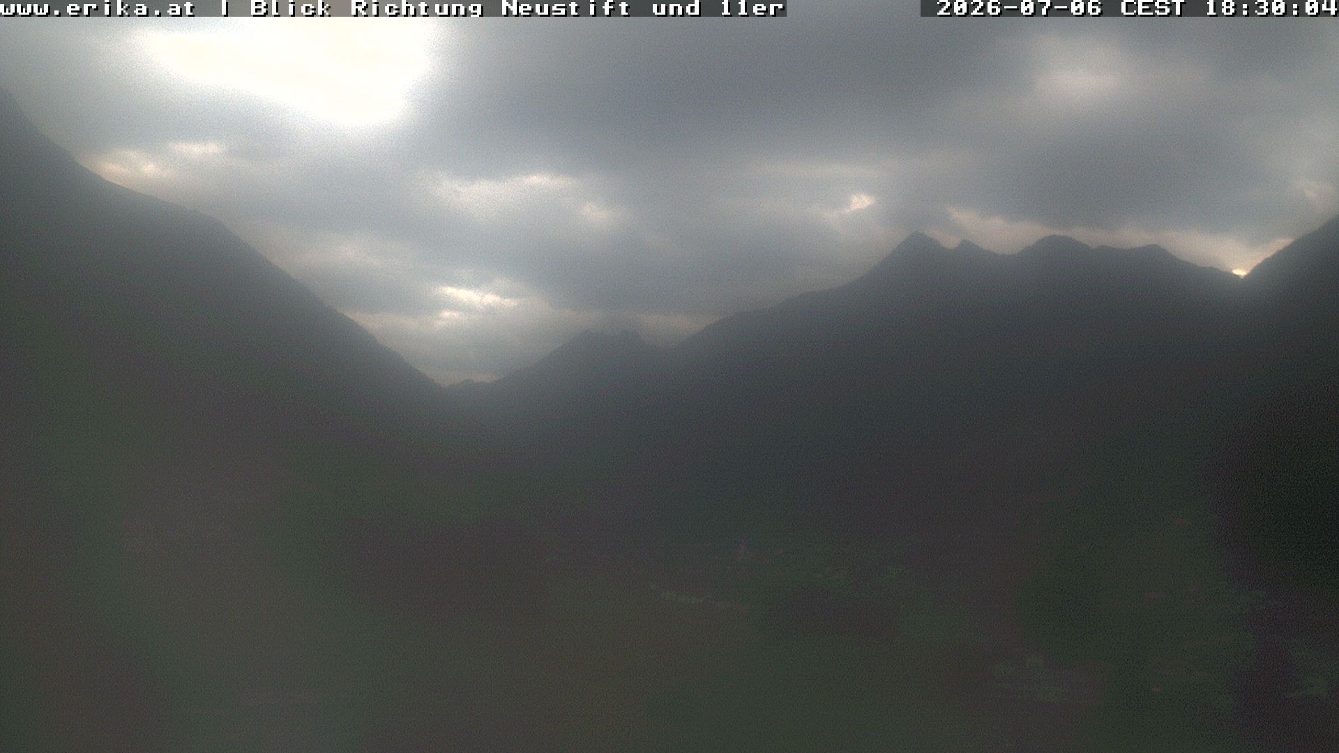 Archiv Foto Webcam Neustift: Blick vom Hotel Erika