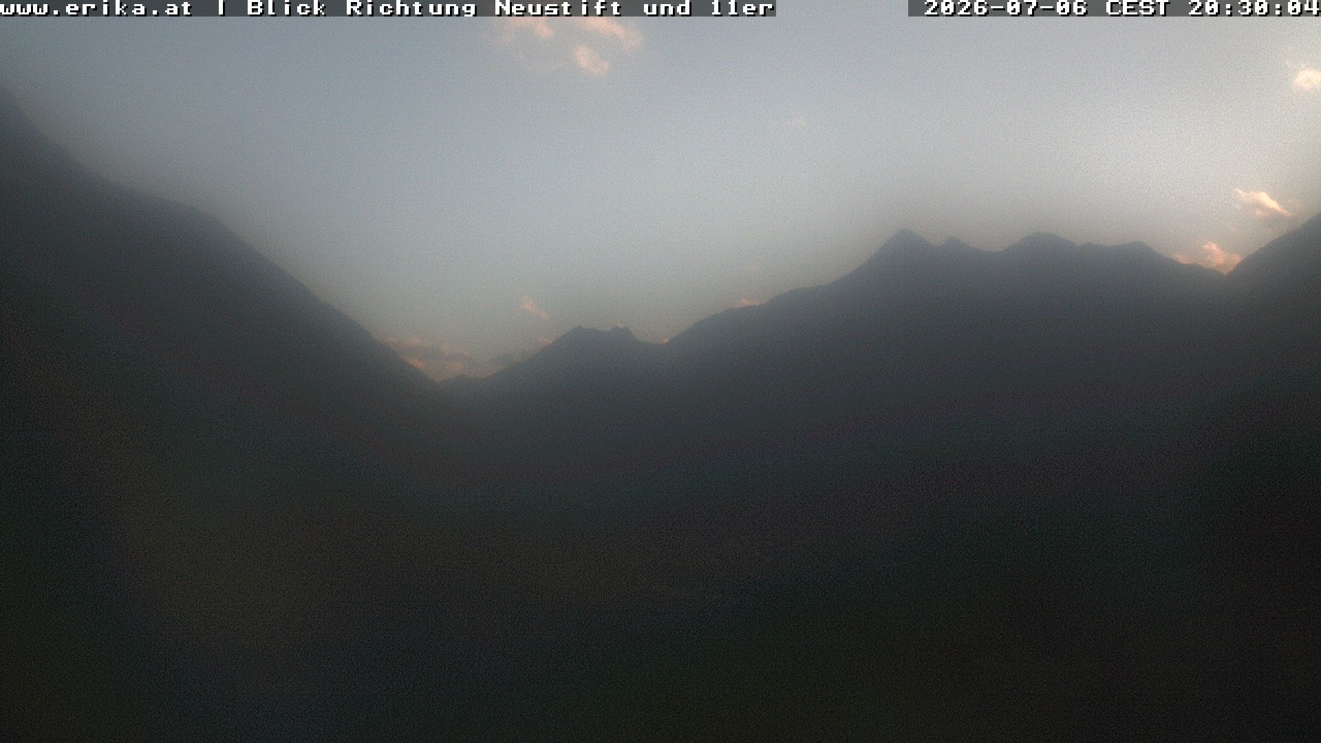 Archiv Foto Webcam Neustift: Blick vom Hotel Erika