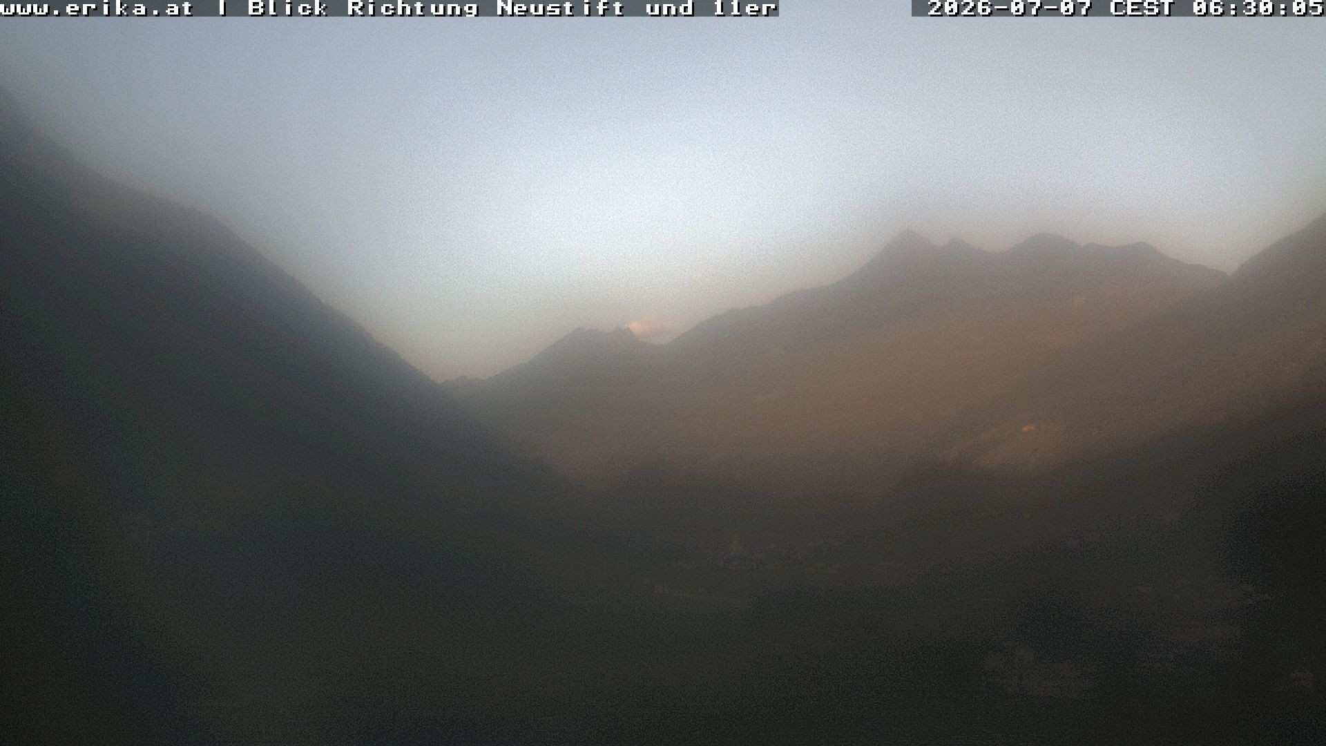 Archiv Foto Webcam Neustift: Blick vom Hotel Erika