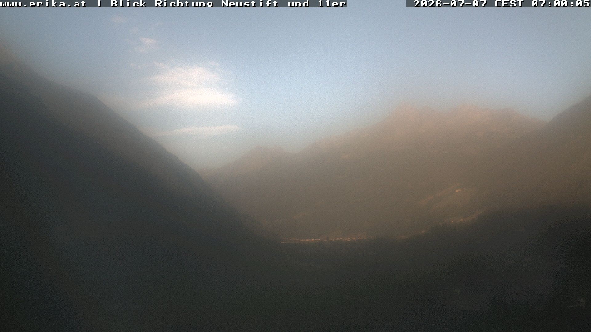 Archiv Foto Webcam Neustift: Blick vom Hotel Erika