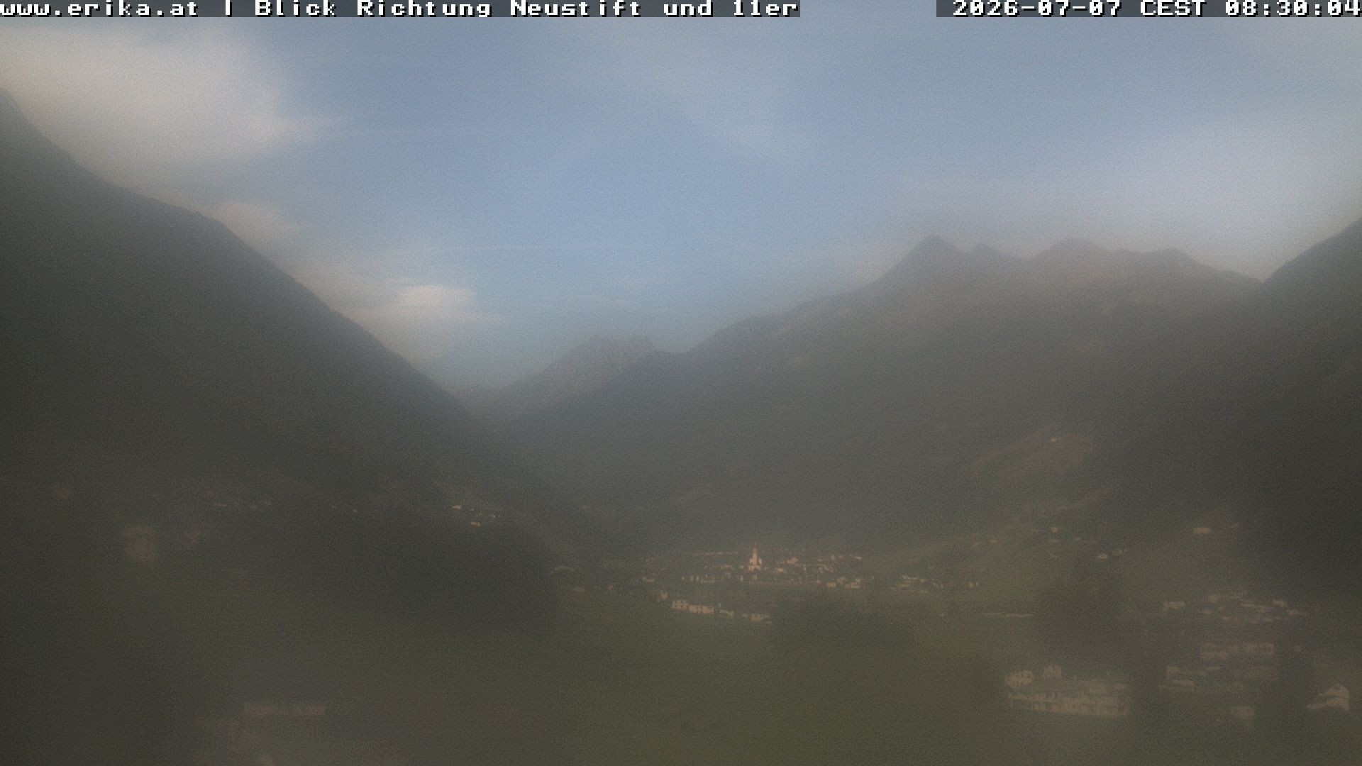 Archiv Foto Webcam Neustift: Blick vom Hotel Erika