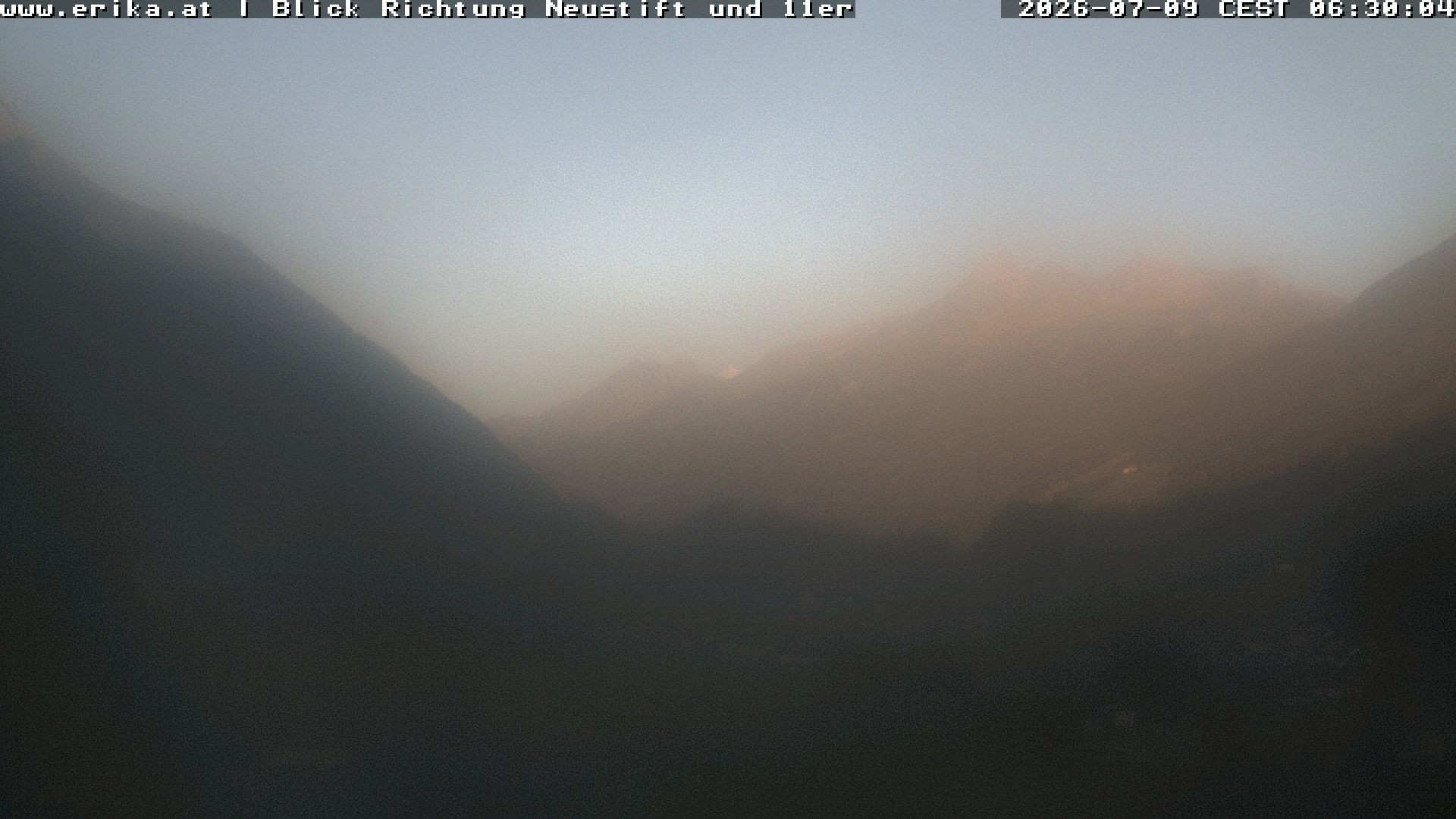 Archiv Foto Webcam Neustift: Blick vom Hotel Erika