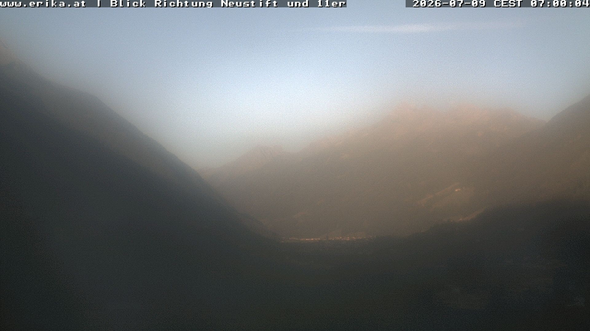 Archiv Foto Webcam Neustift: Blick vom Hotel Erika