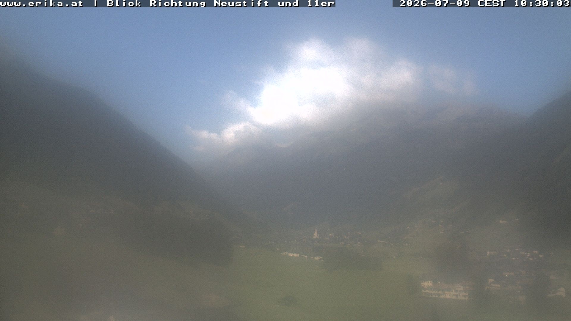 Archiv Foto Webcam Neustift: Blick vom Hotel Erika