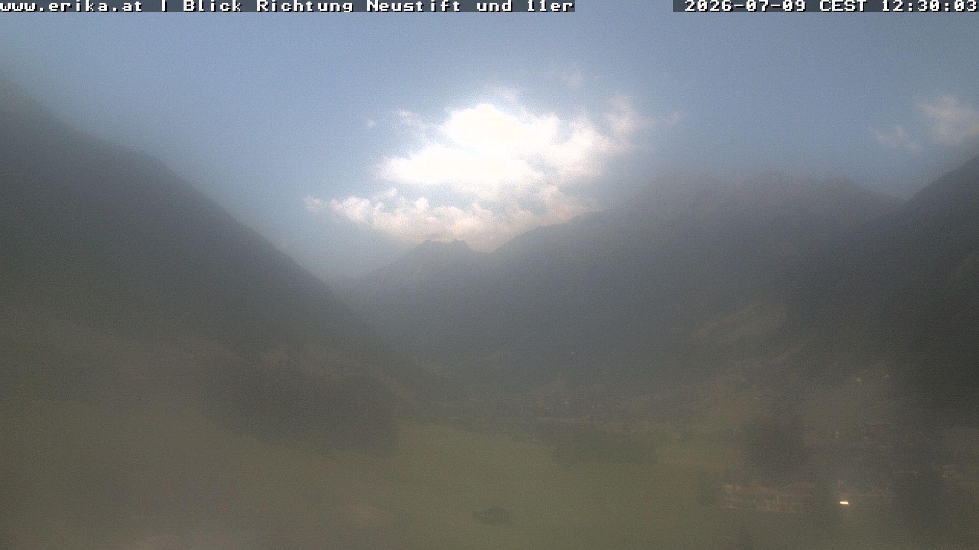 Archiv Foto Webcam Neustift: Blick vom Hotel Erika