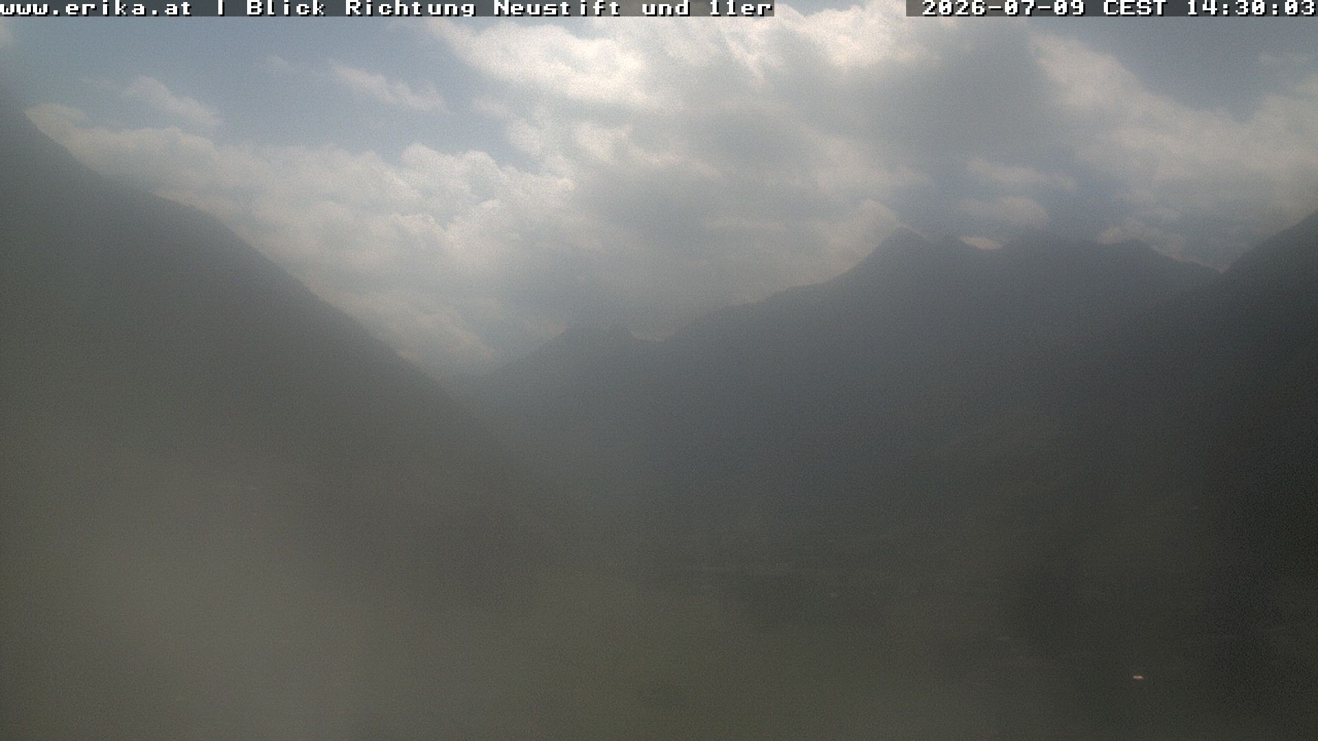 Archiv Foto Webcam Neustift: Blick vom Hotel Erika