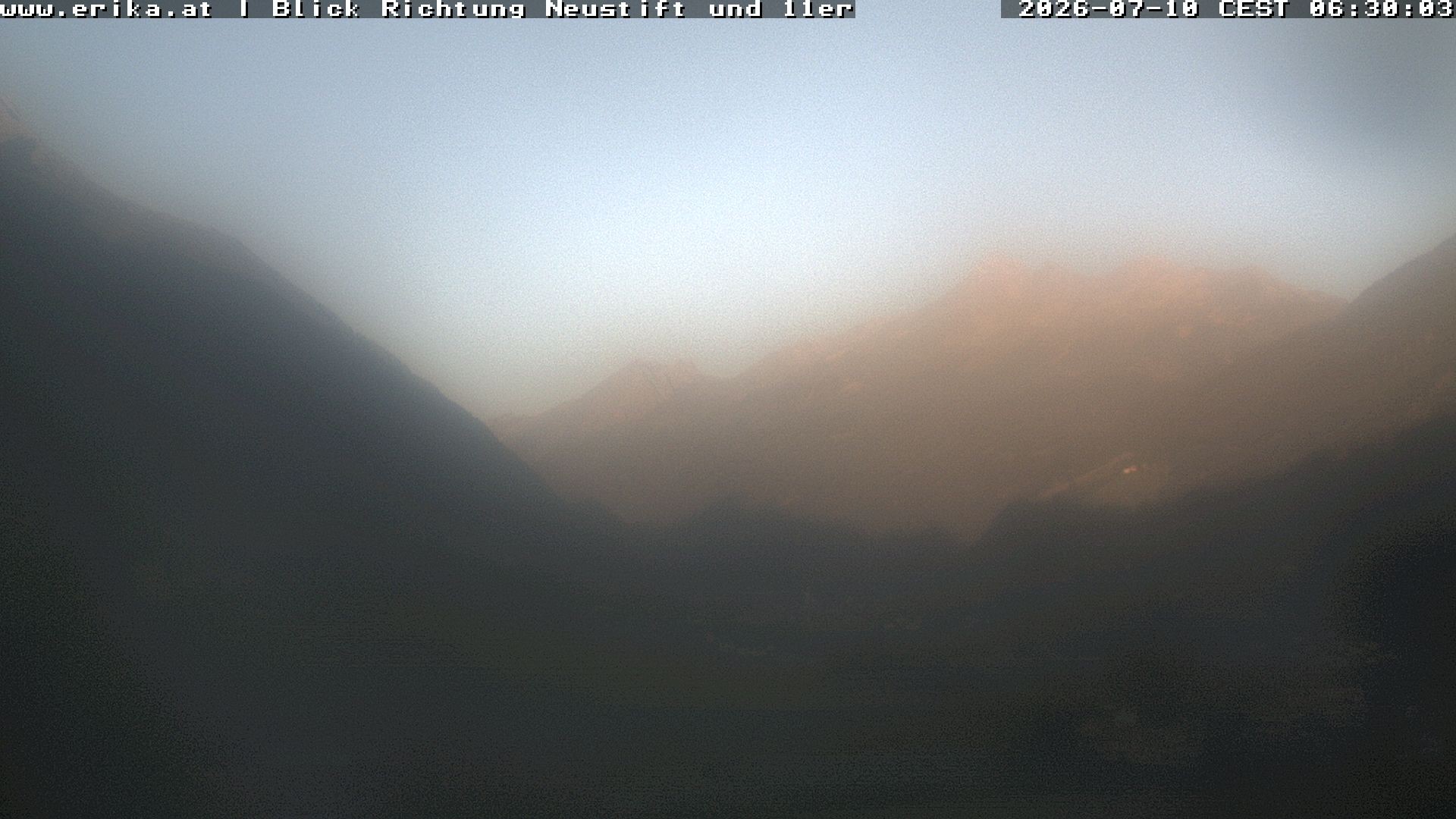 Archiv Foto Webcam Neustift: Blick vom Hotel Erika
