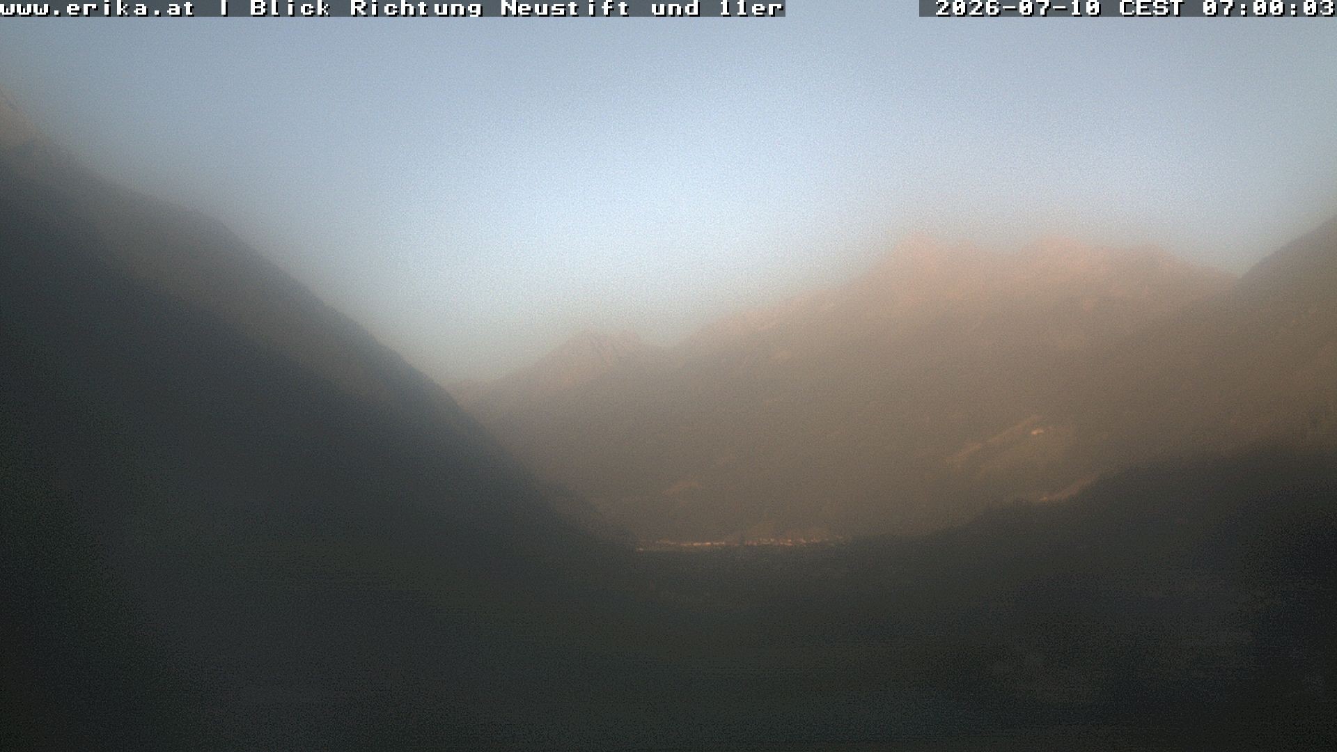 Archiv Foto Webcam Neustift: Blick vom Hotel Erika