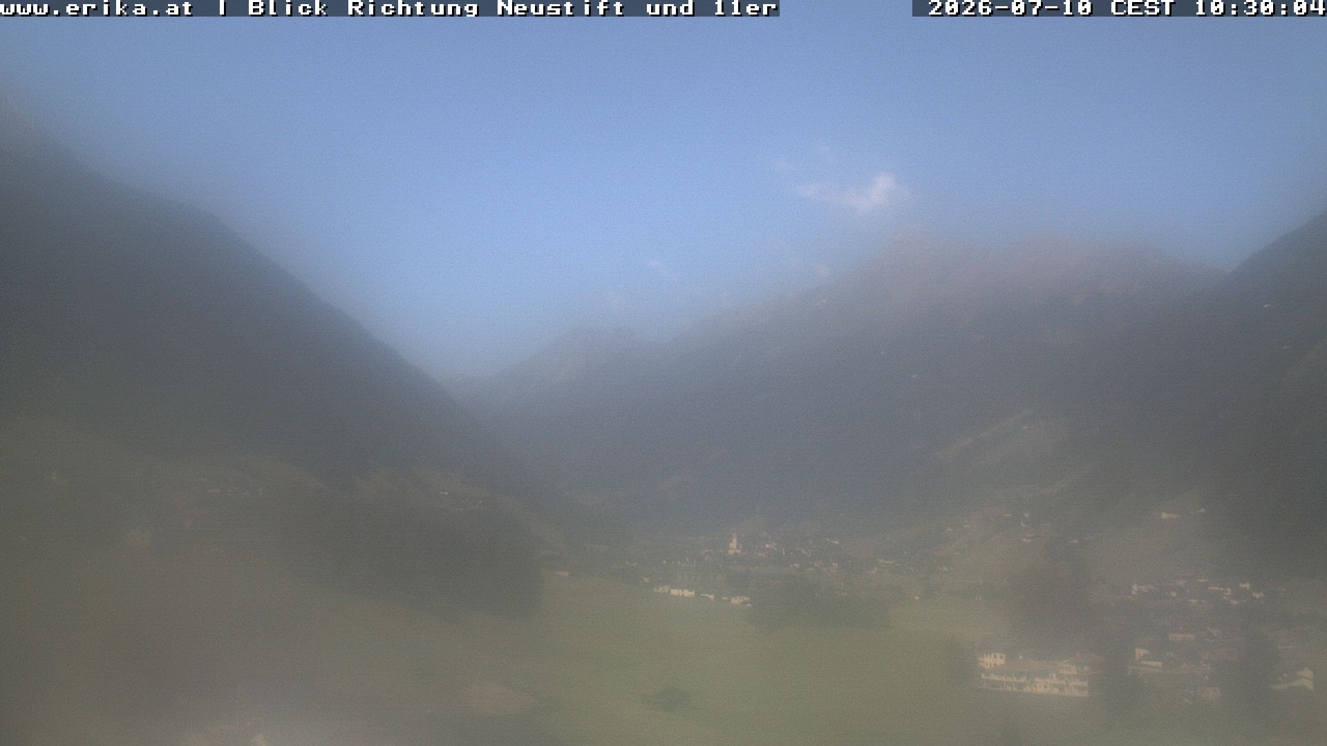 Archiv Foto Webcam Neustift: Blick vom Hotel Erika