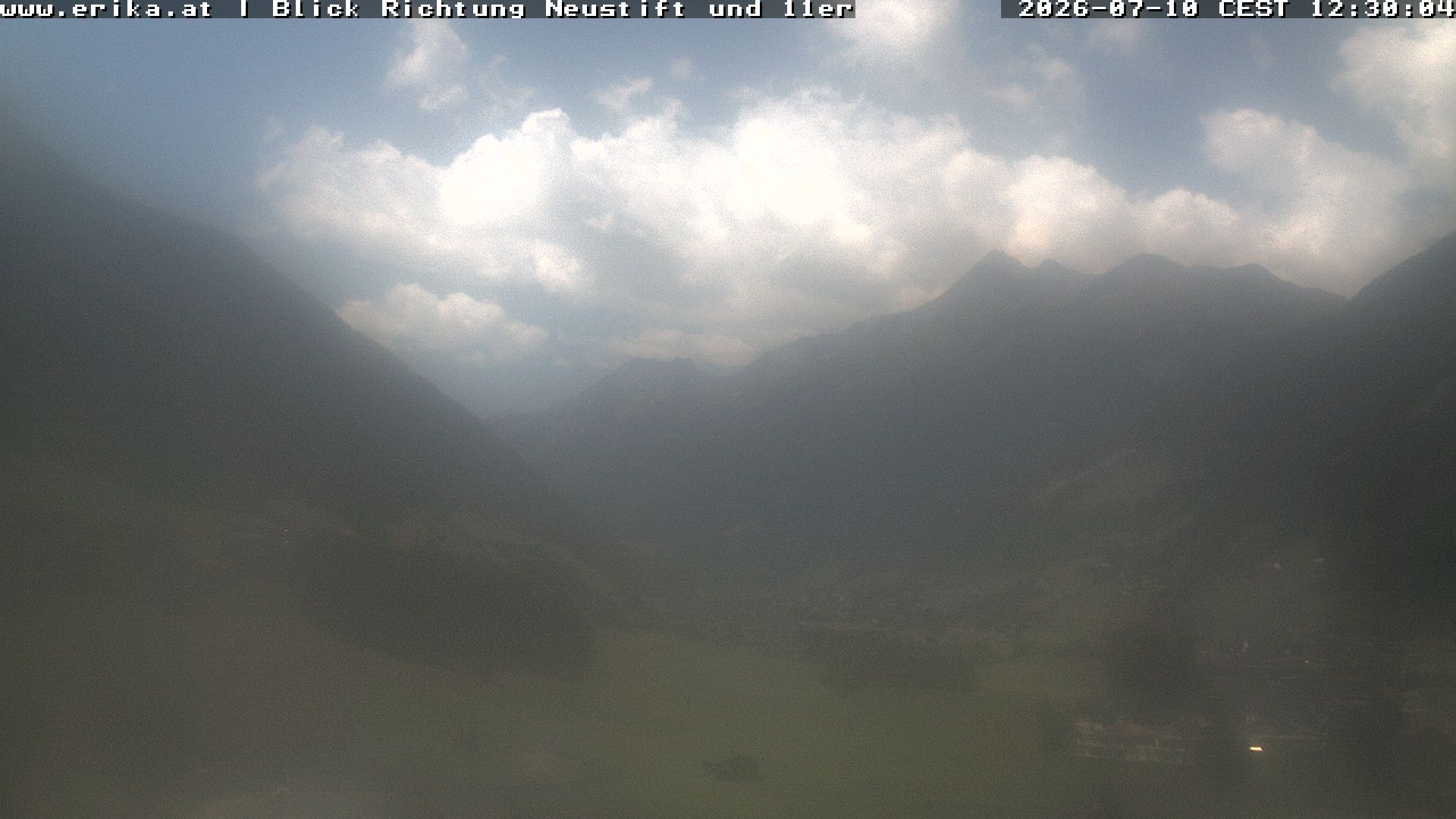 Archiv Foto Webcam Neustift: Blick vom Hotel Erika