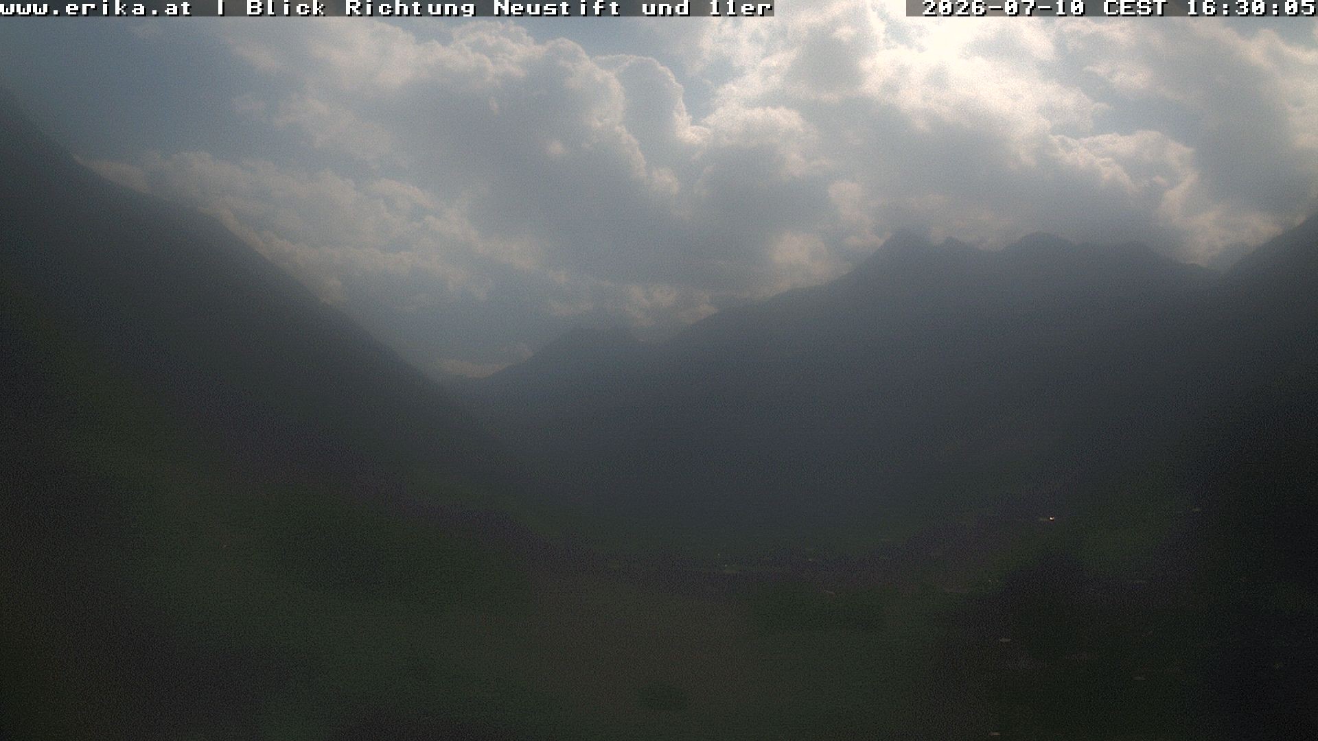 Archiv Foto Webcam Neustift: Blick vom Hotel Erika