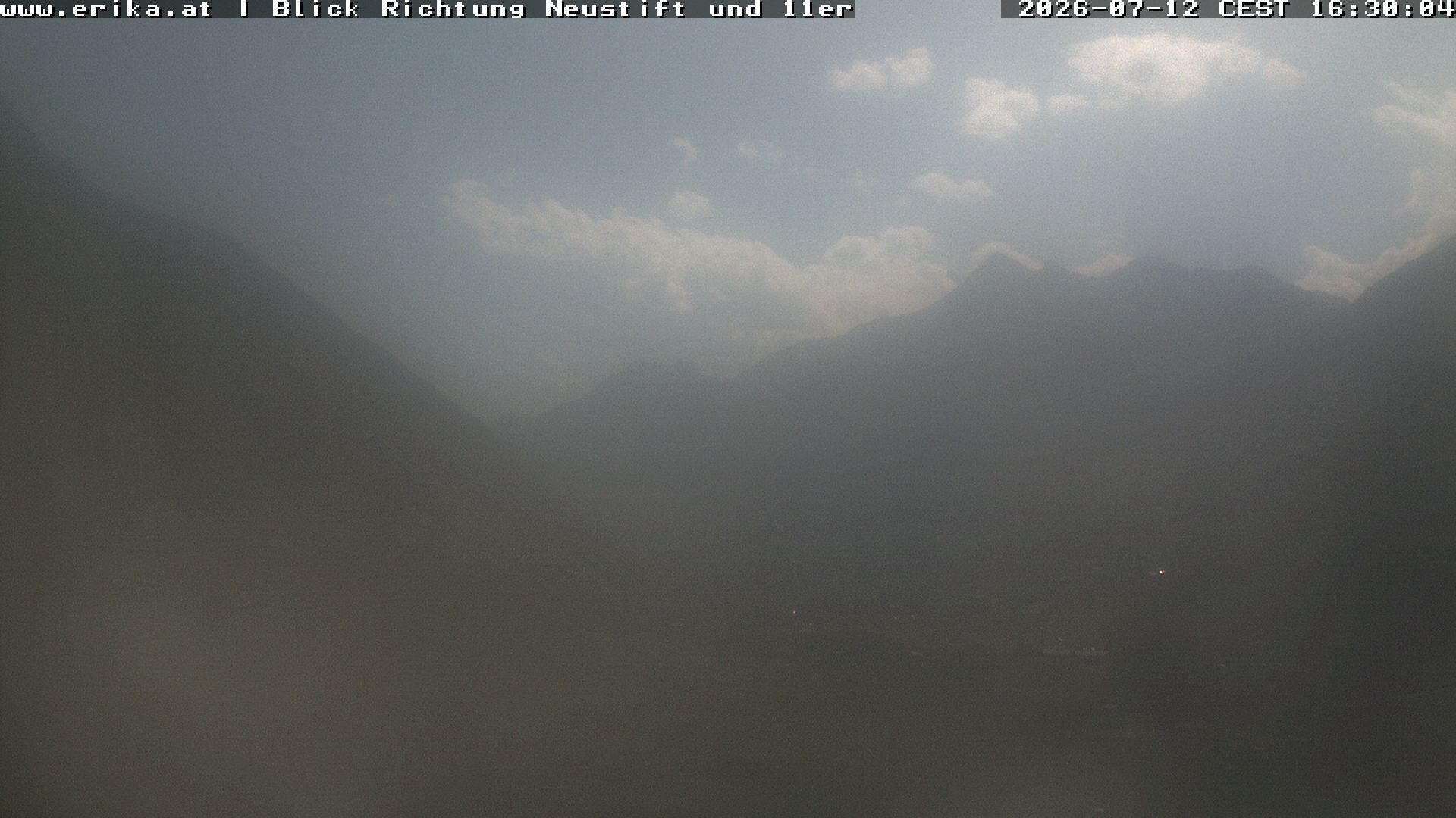Archiv Foto Webcam Neustift: Blick vom Hotel Erika