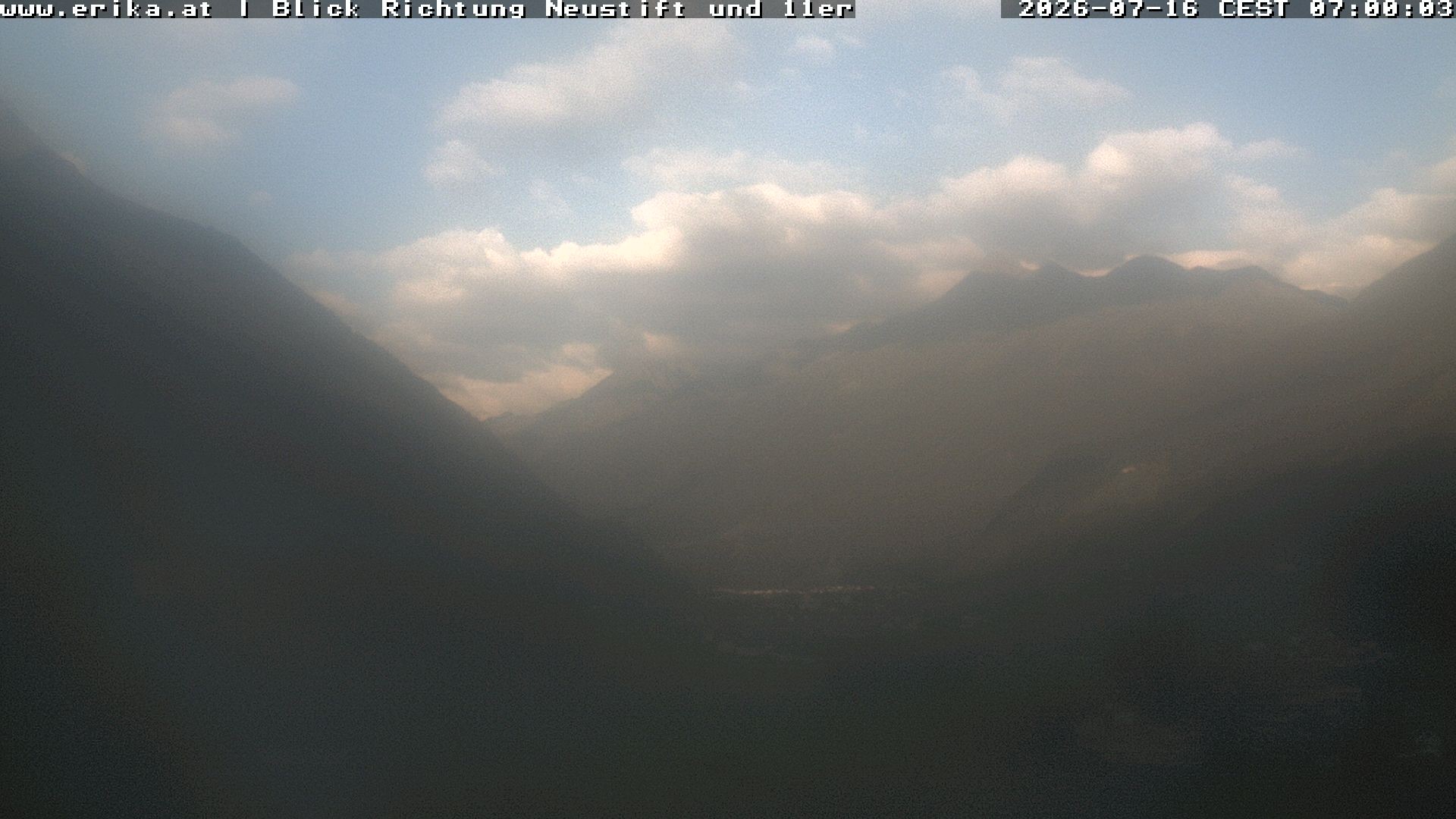 Archiv Foto Webcam Neustift: Blick vom Hotel Erika