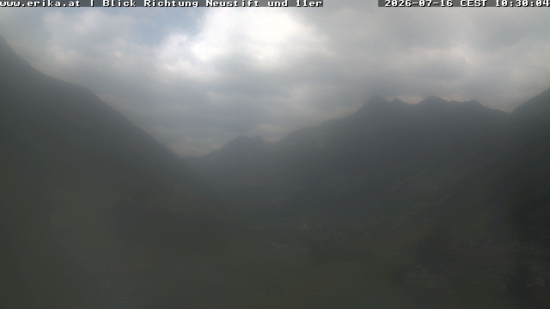 Archiv Foto Webcam Neustift: Blick vom Hotel Erika