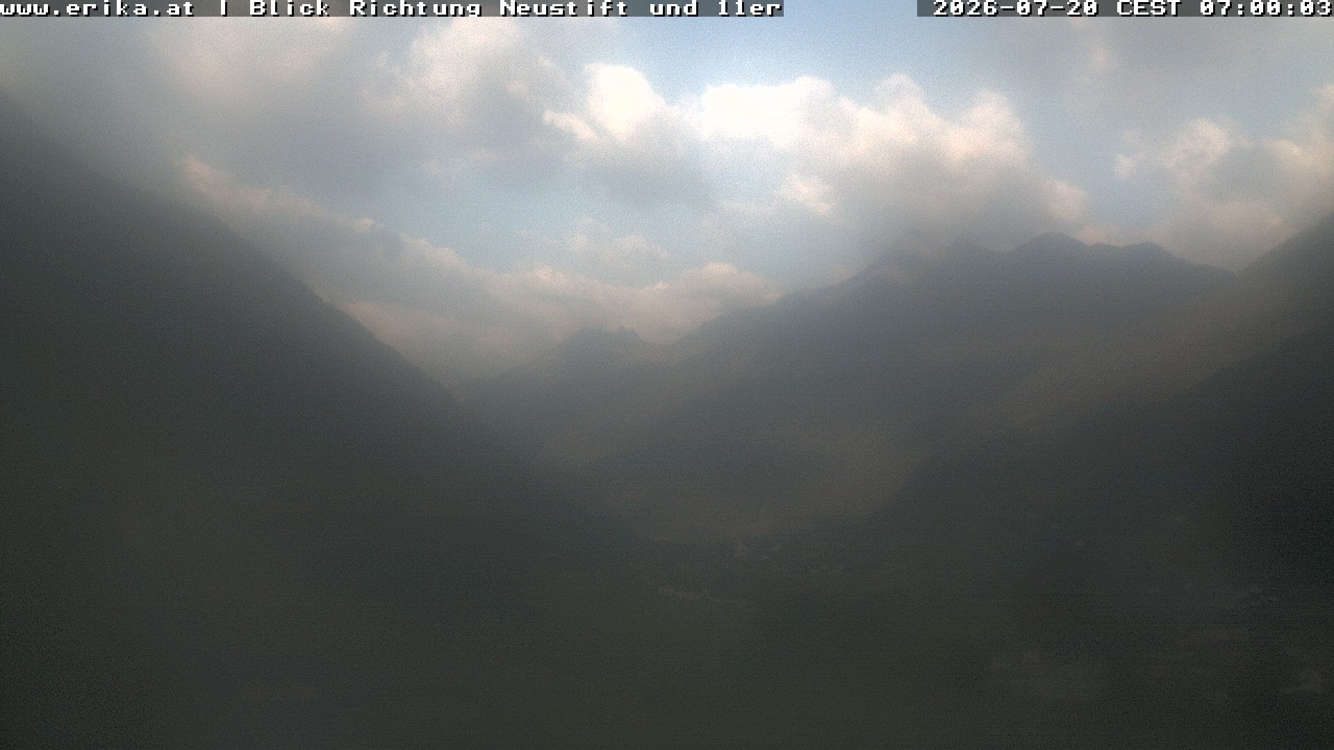 Archiv Foto Webcam Neustift: Blick vom Hotel Erika