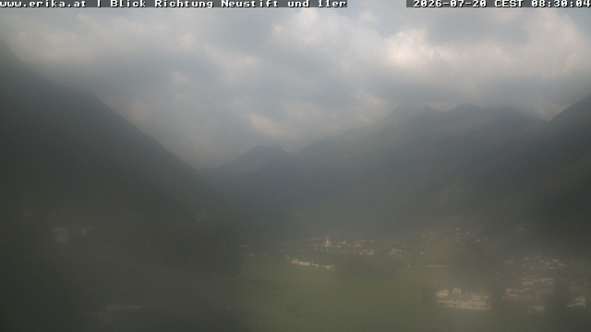 Archiv Foto Webcam Neustift: Blick vom Hotel Erika