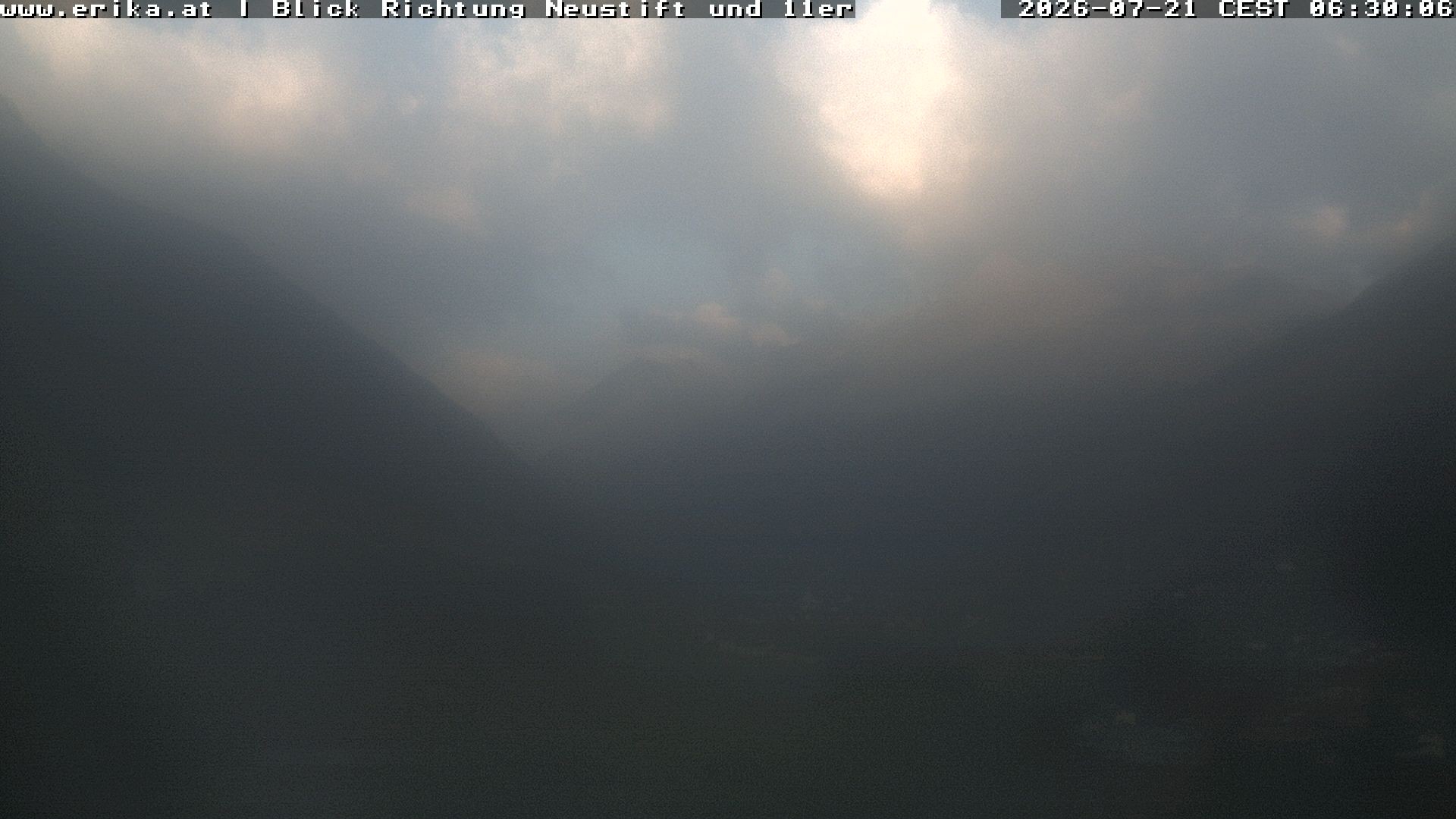 Archiv Foto Webcam Neustift: Blick vom Hotel Erika