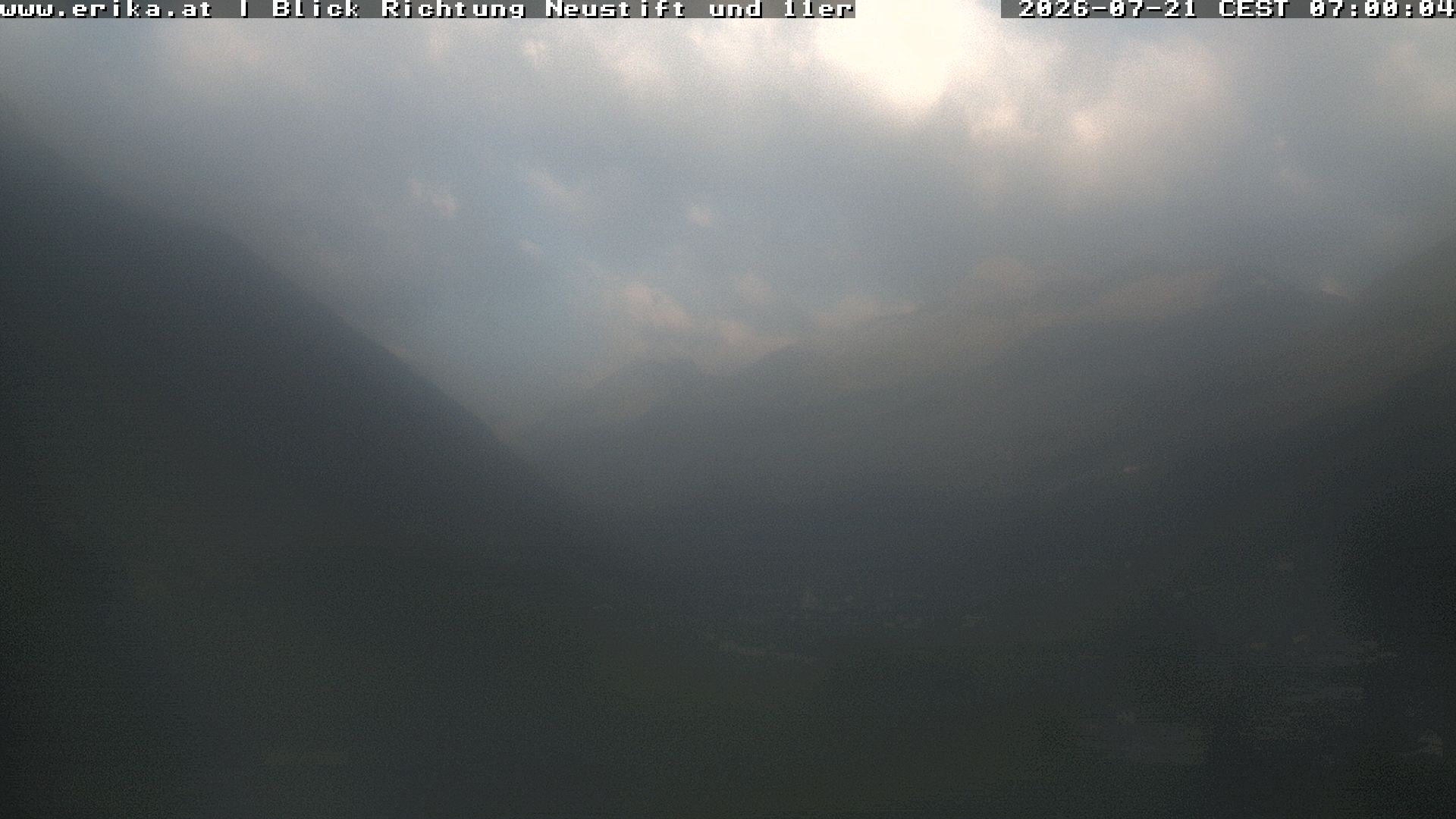 Archiv Foto Webcam Neustift: Blick vom Hotel Erika