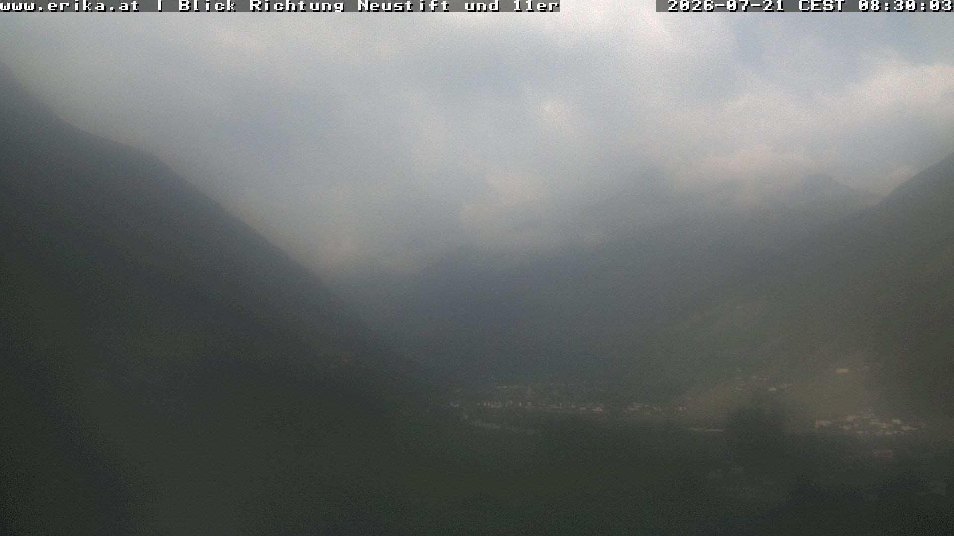 Archiv Foto Webcam Neustift: Blick vom Hotel Erika