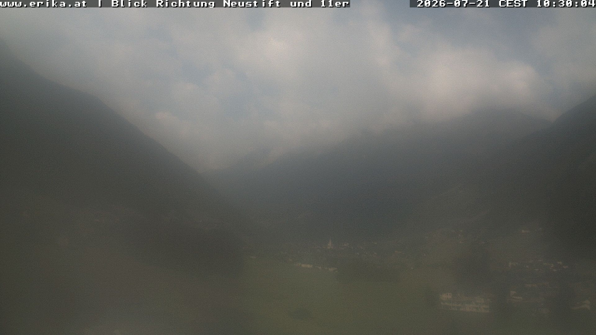 Archiv Foto Webcam Neustift: Blick vom Hotel Erika