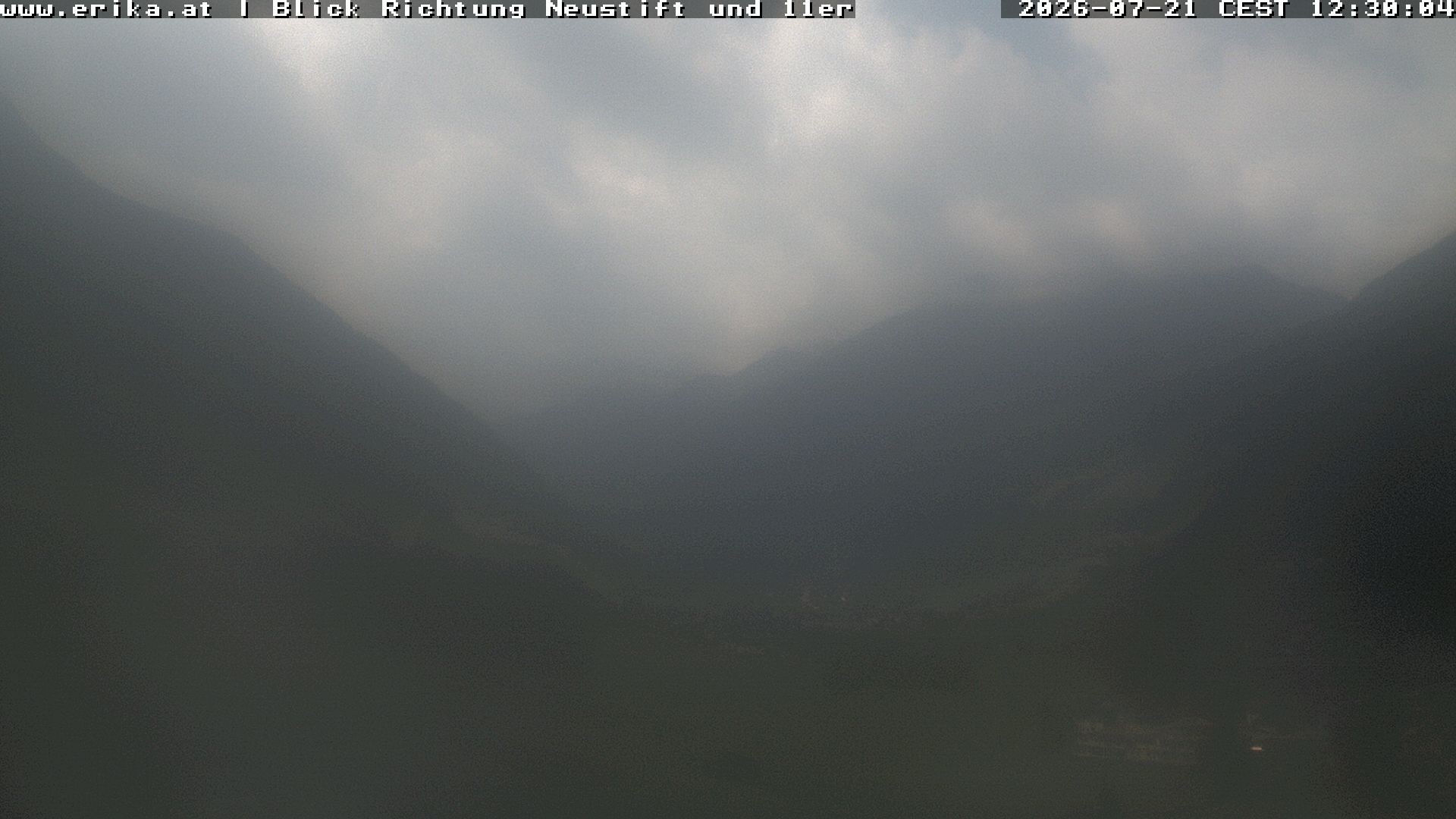 Archiv Foto Webcam Neustift: Blick vom Hotel Erika