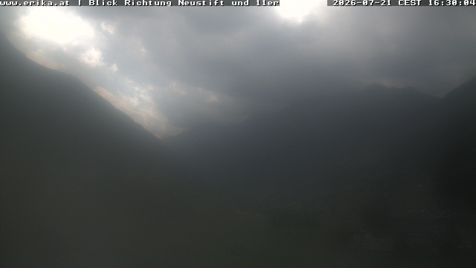 Archiv Foto Webcam Neustift: Blick vom Hotel Erika