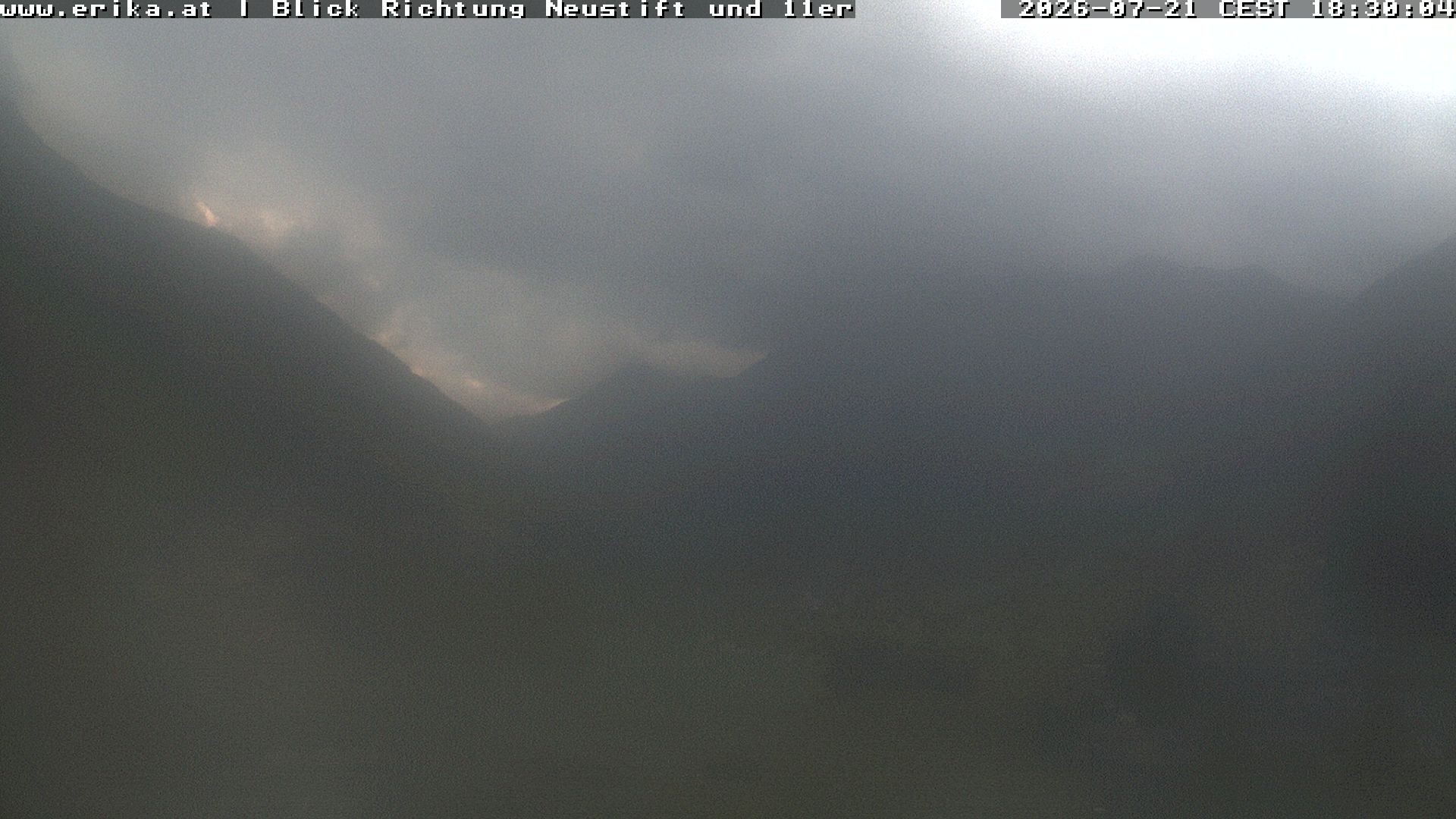 Archiv Foto Webcam Neustift: Blick vom Hotel Erika